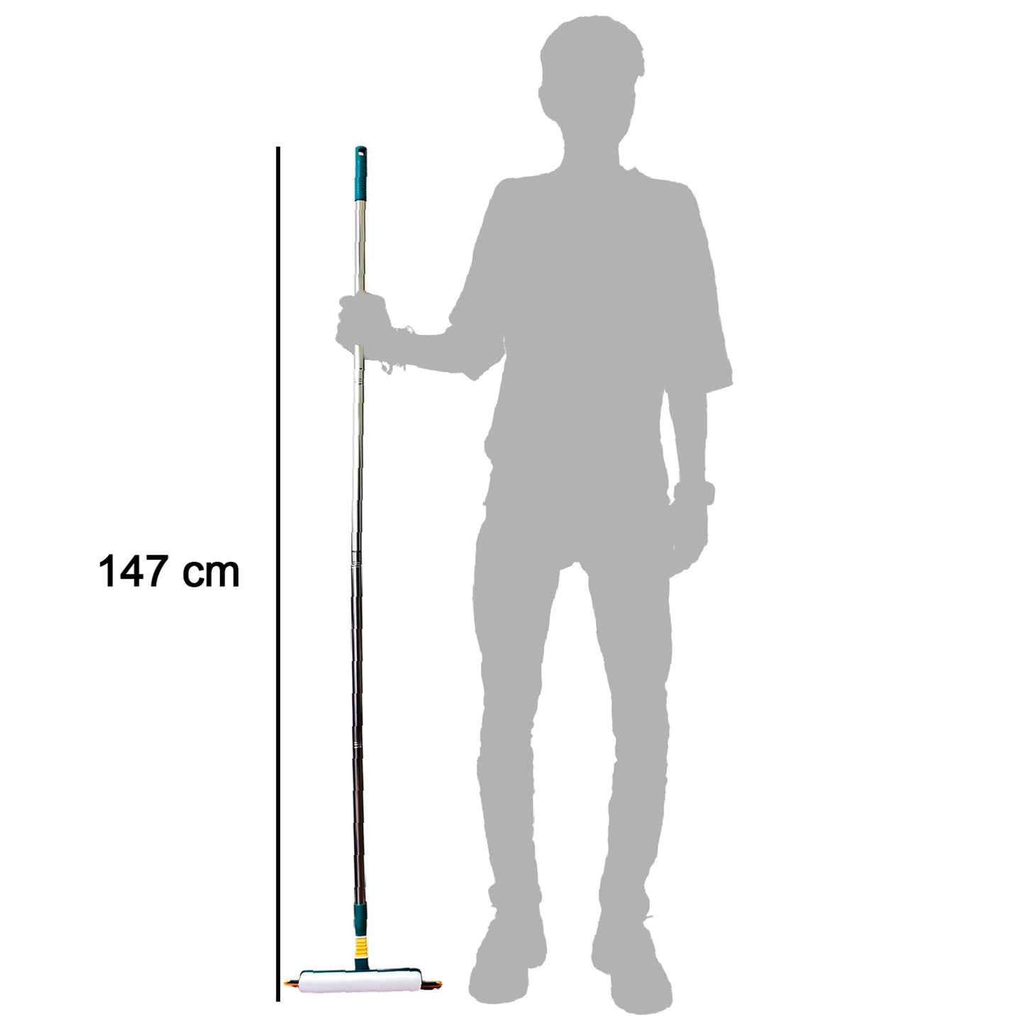 3 In 1 Glass Wiper Used In All Kinds Of Household And Official Places For Cleaning And Wiping Of Floors Glasses And Dust Etc. - Happy Price - Image 4