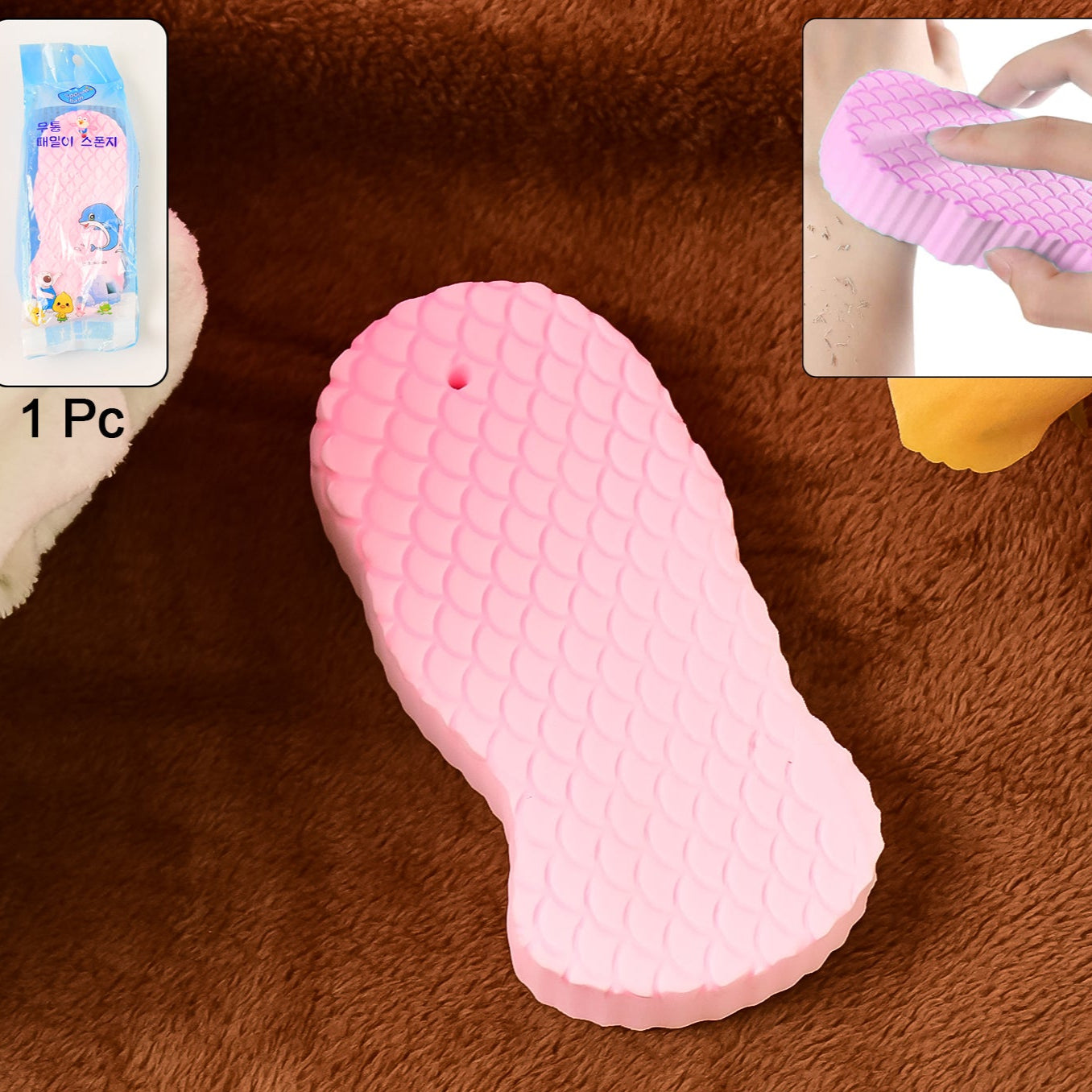 Ultra Soft Exfoliating Sponge for Body and Face | Dead Skin Remover - Happy Price - Image 1