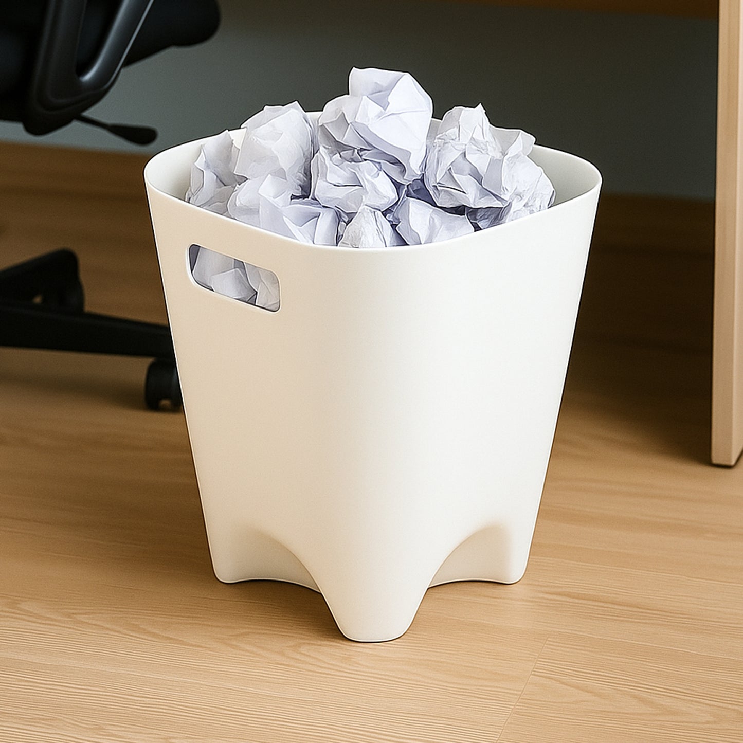 Modern Square Dustbin with Handles for Home & Office (26x23 cm) - Happy Price - Image 3