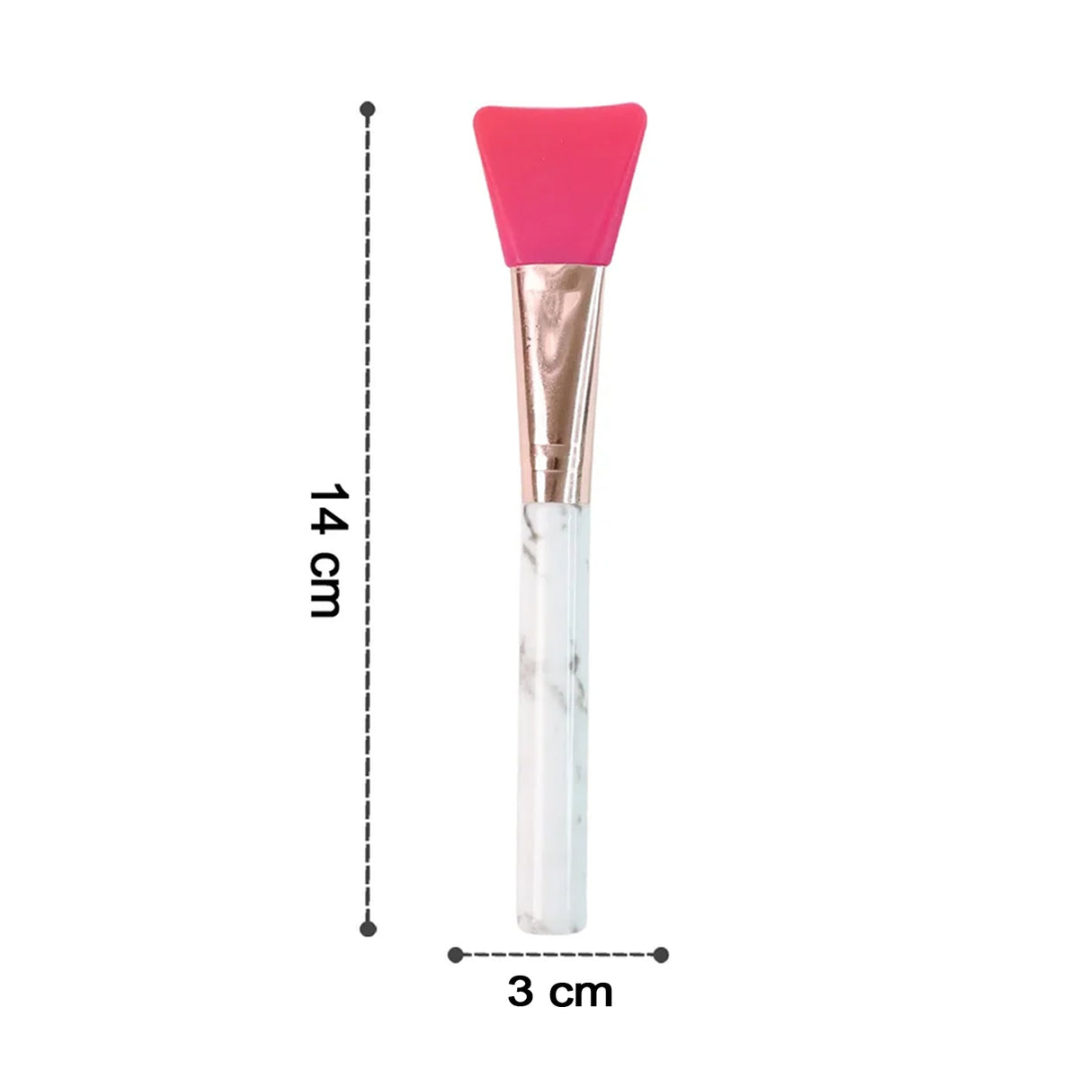 Silicone Face Mask Applicator Brush with Marble Handle (1 Pc) - Happy Price - Image 6