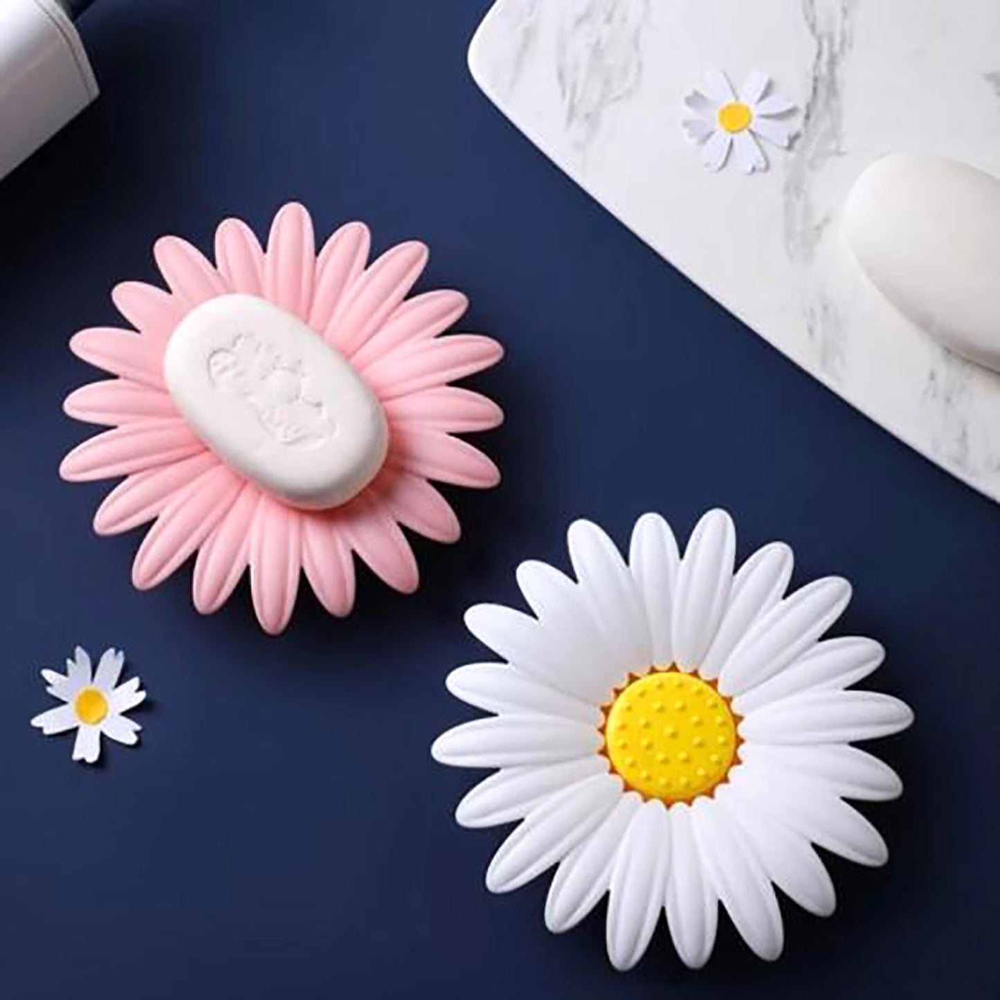 Flower Shape Portable Soap Dish Holder Soap Case - Happy Price - Image 4