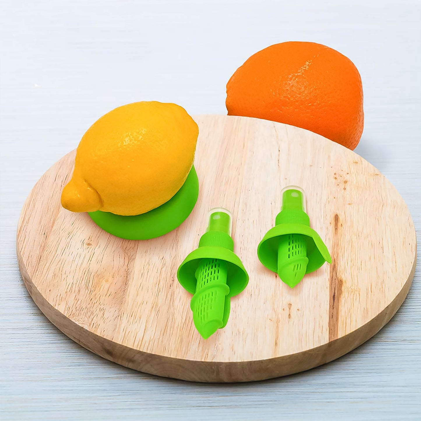 Creative Lemon Sprayer Fruit Juice Citrus Lime Juicer (3 Pcs Set) - Happy Price - Image 2