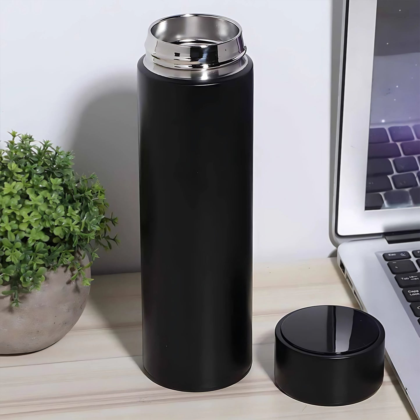 Black Vacuum Insulated Water Bottle (1 Pc 500ml) - Happy Price - Image 5