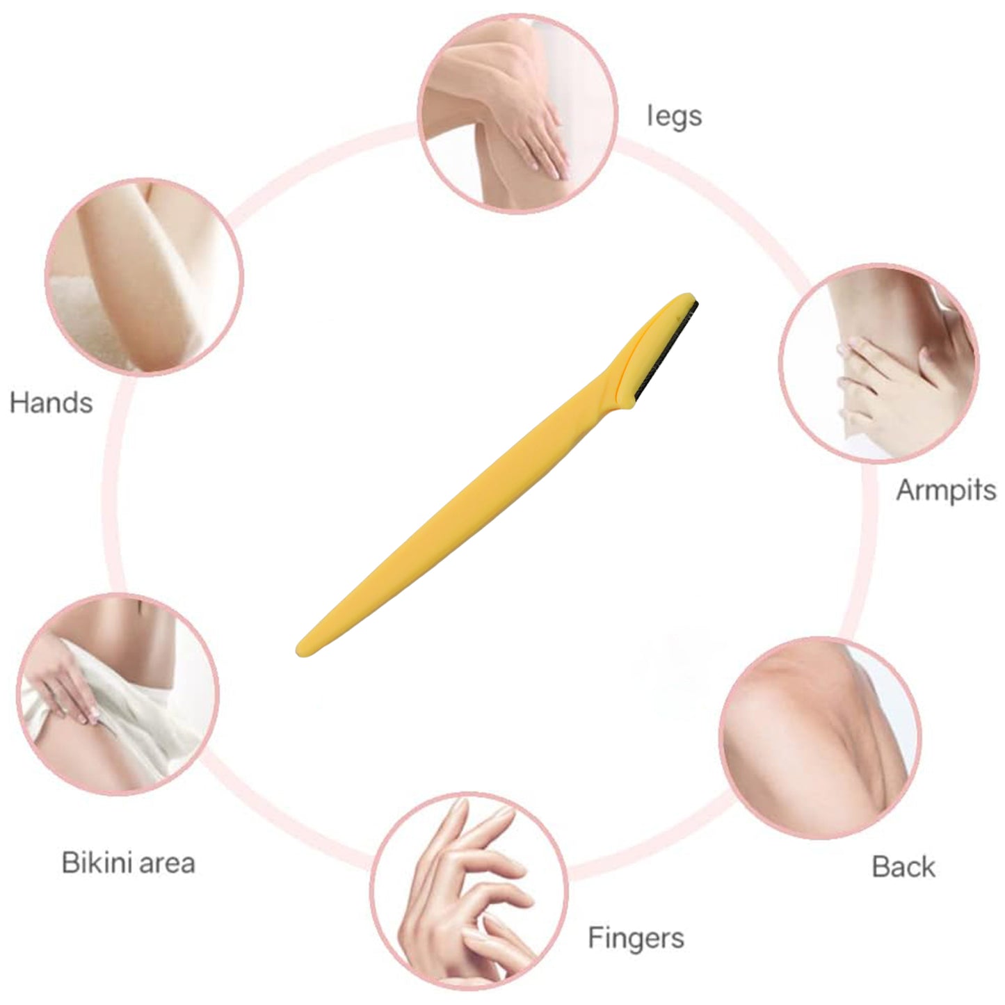 Precision Eyebrow Shaper & Facial Hair Trimmer - 1 Pc - Happy Price - Image 3