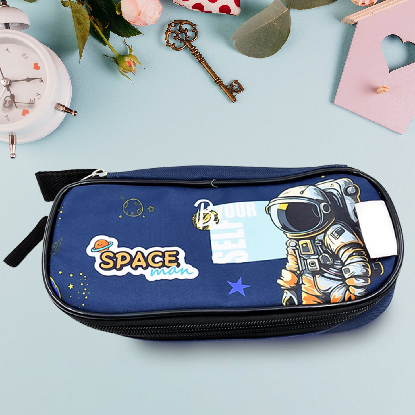 5 In 1 School Bag Includes Lunch Bag 14 Inch School Bags Water Bottle Pencil Case In Box Packing (1 Set Mix Color)) - Happy Price - Image 6