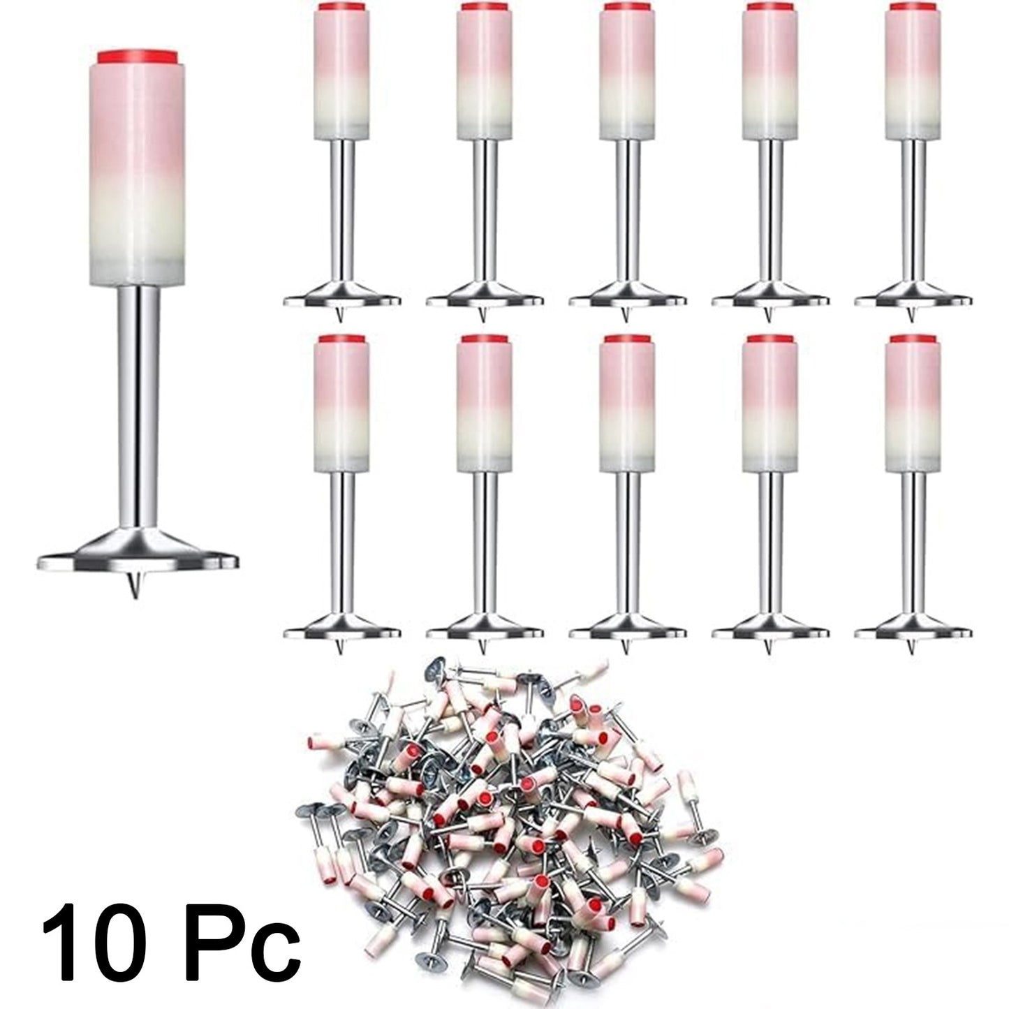Round Nails For Mini Steel Nails For Gun (10 Pcs Set) - Happy Price - Image 2