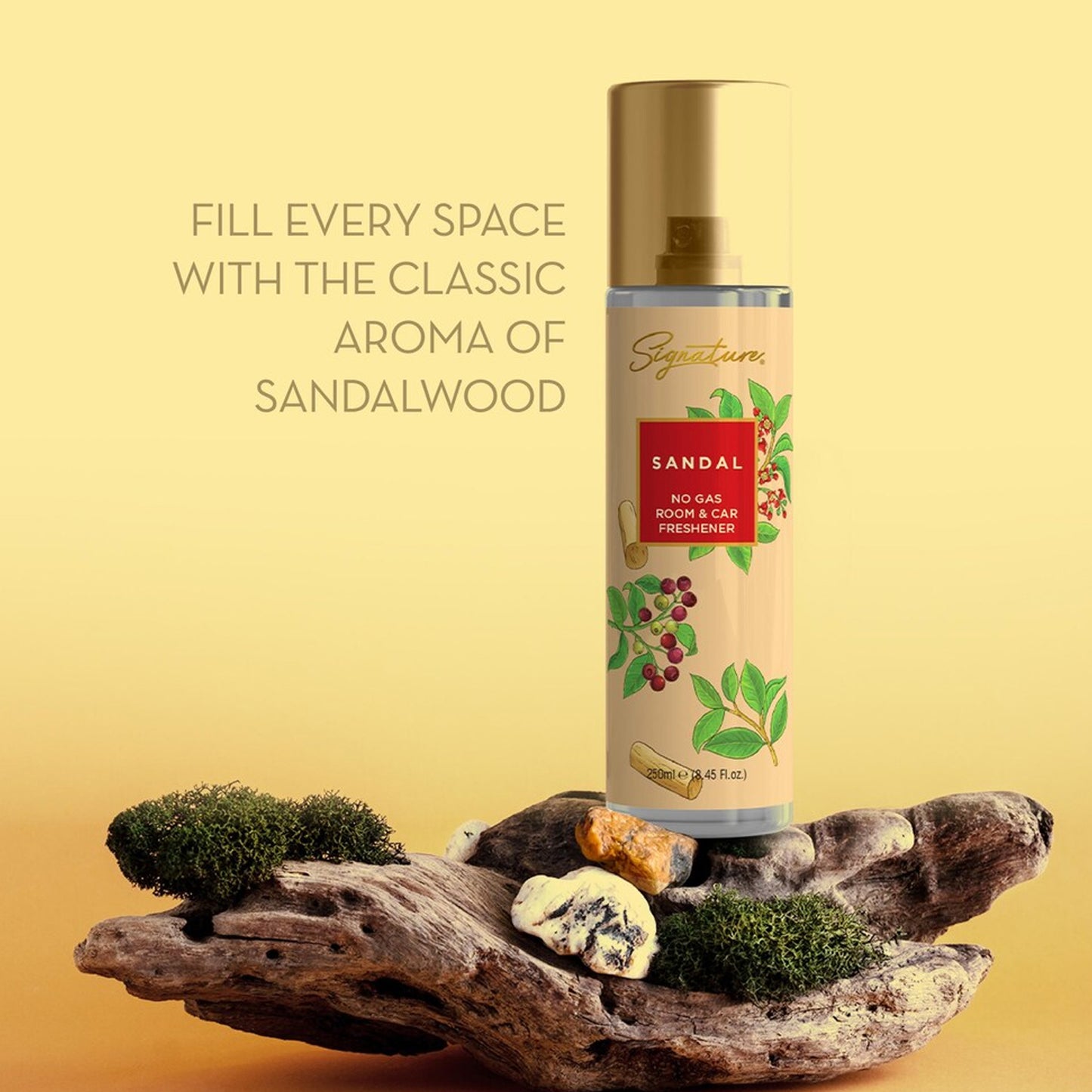 Signature Sandalwood Air Freshener Spray 250 ML for Home & Car - Great Price - Image 6