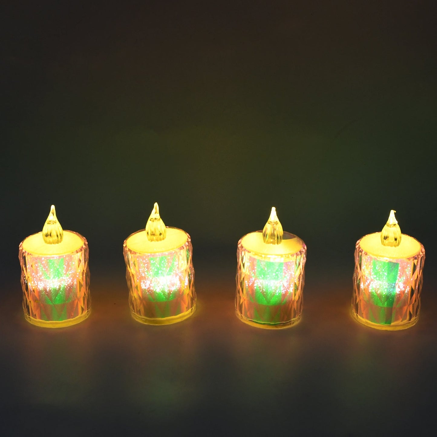 4 Pc Flameless And Smokeless Decorative Melting Candles Led Tea Light - Happy Price - Image 5