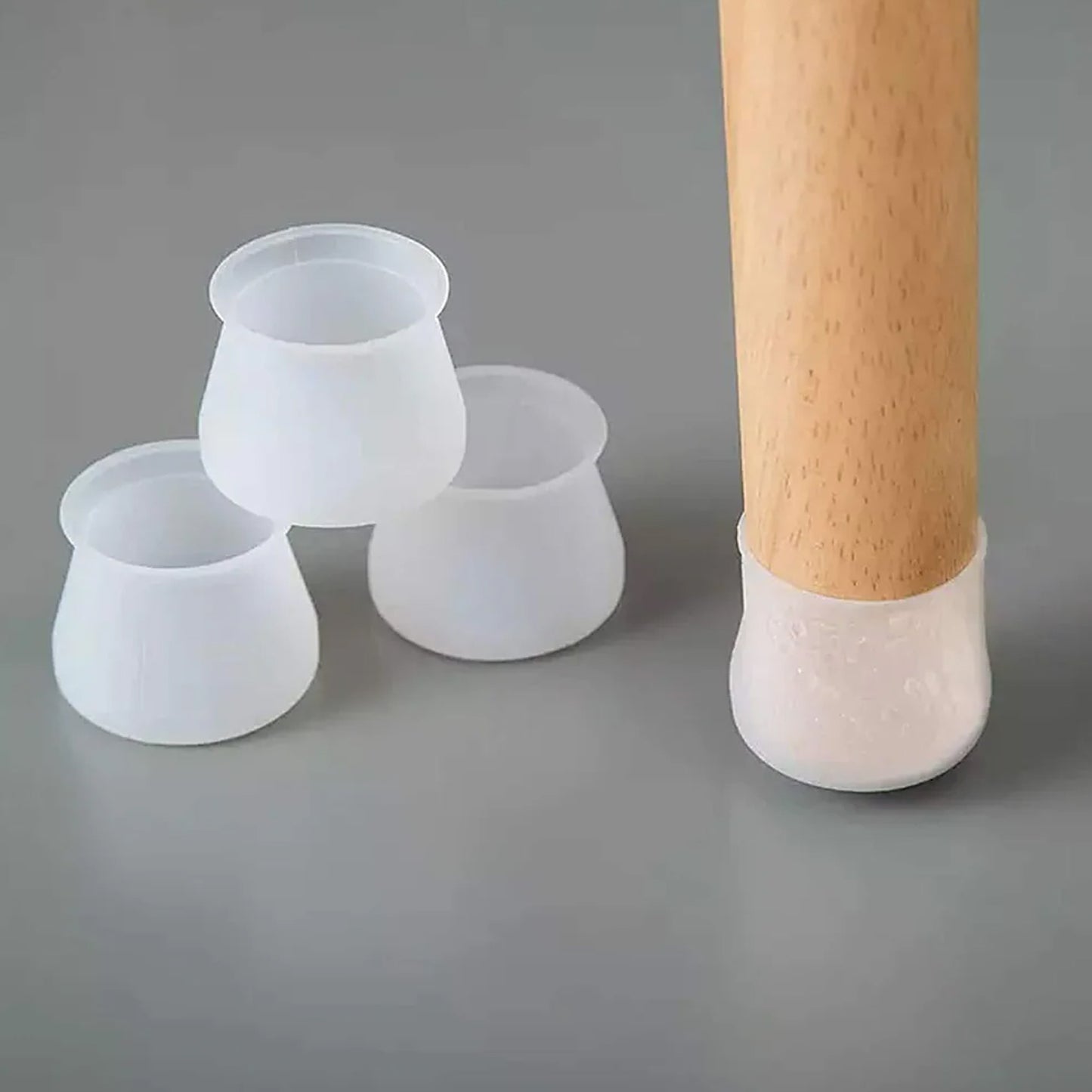 Silicone Furniture Leg Protectors - 4 Pc Set, Mixed Colours - Happy Price - Image 7