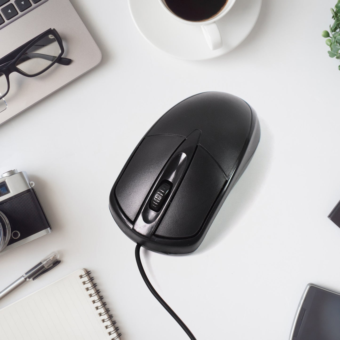 Computer Laptop Wired Optical Mouse M- 045 (1 Pc) - Happy Price - Image 4