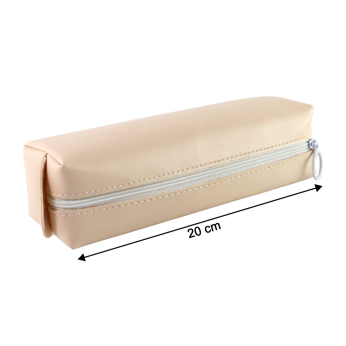 Slim PU Leather Pencil Pouch - 1 Pc - Happy Price - Image 3