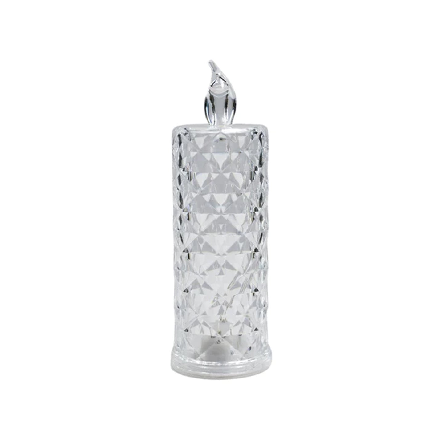 Transparent Rose LED Candle Light - Flameless & Smokeless Decorative Crystal Effect (1 Pc) - Happy Price - Image 4