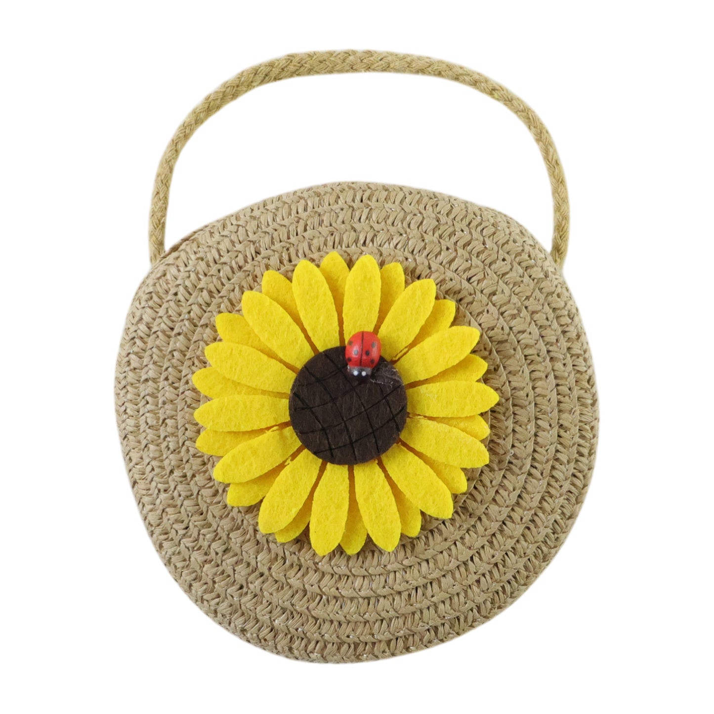 Mini Round Sunflower Crossbody Bag for Women (1 Pc, 12x12 Cm) - Great Price - Image 4