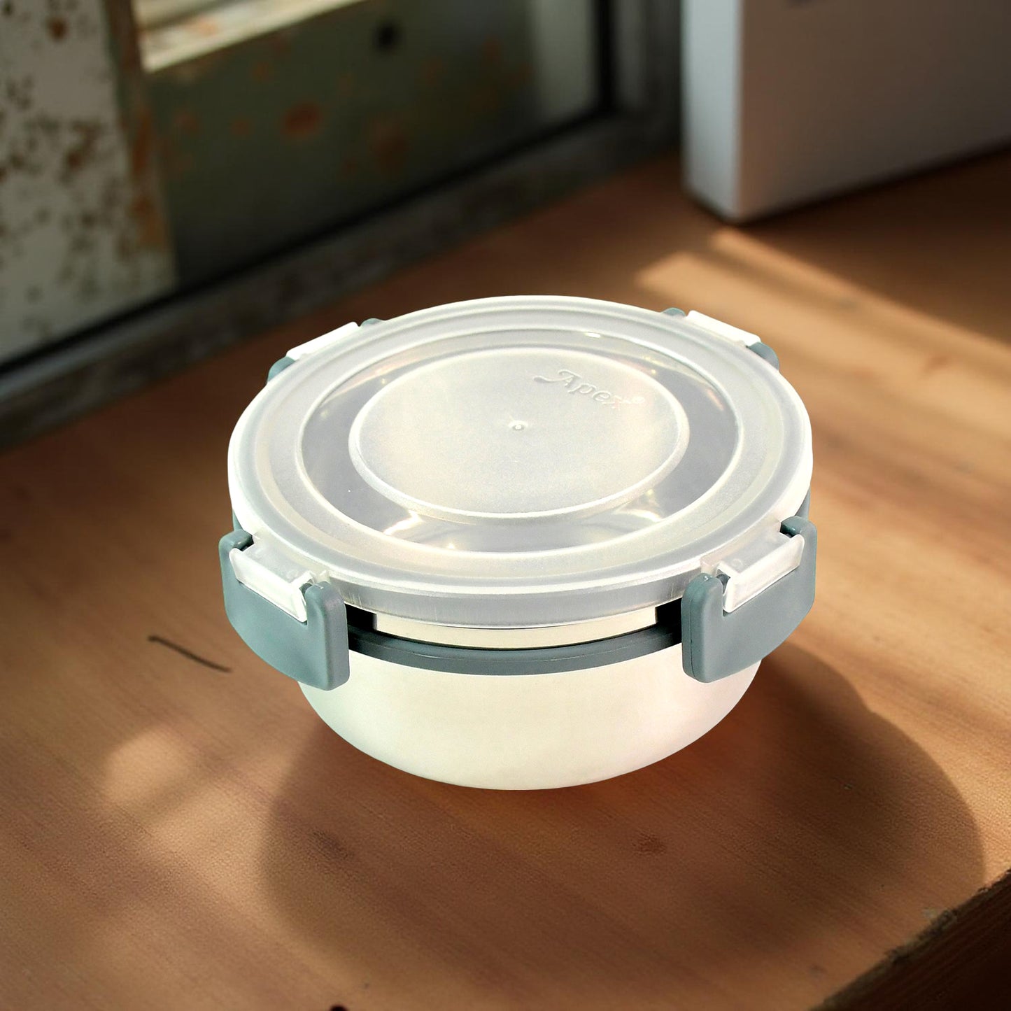 Apex Round Food Container Approx 500 ML (1 Pc) - Airtight & Leakproof Plastic - Happy Price - Image 3