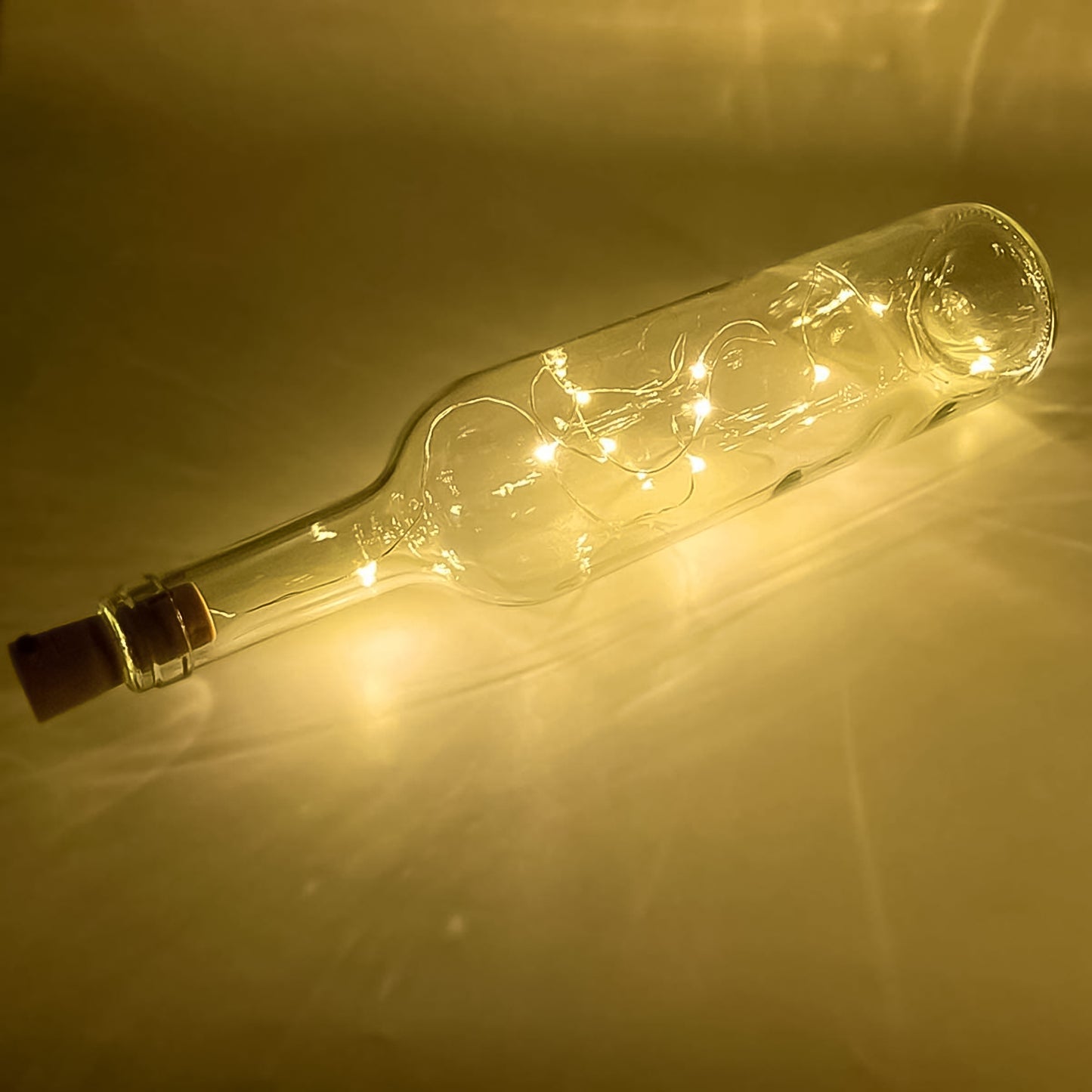 Wine Bottle Cork String Light Multi Led 2m Cable Length Copper Wire Battery Operated Warm White 1 Pc) - Happy Price - Image 7