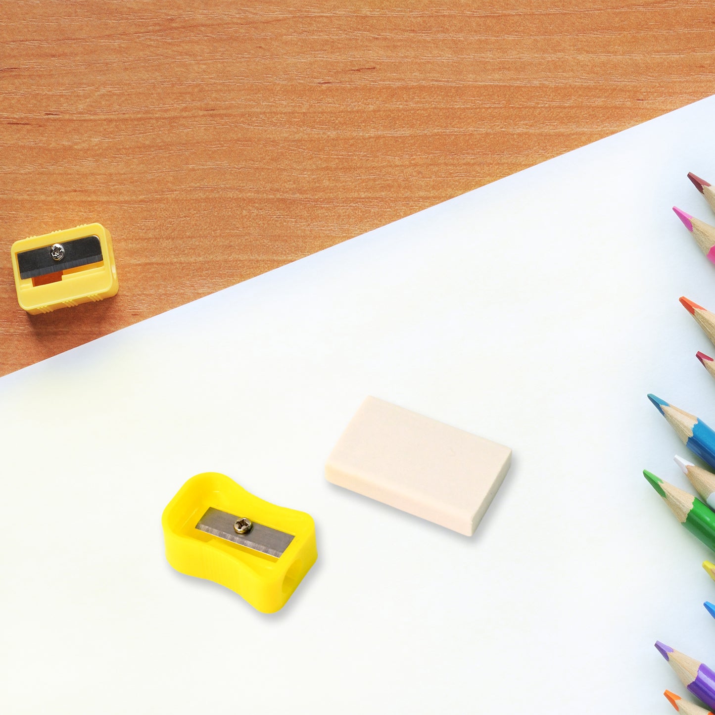 14-in-1 Kids Stationery Set with Cartoon Metal Pencil Box, Printed Pencils, Geometry Tools - Great Price - Image 6