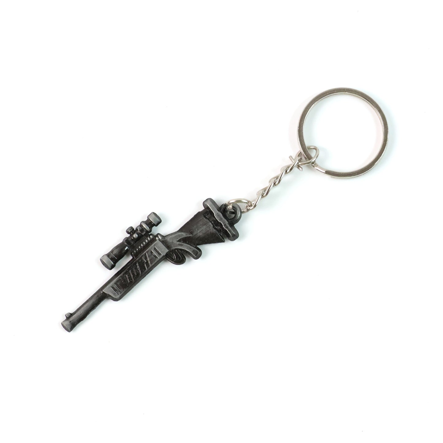 Metal Rifle Gun Shape Keychain - 1 Pc - Happy Price - Image 2