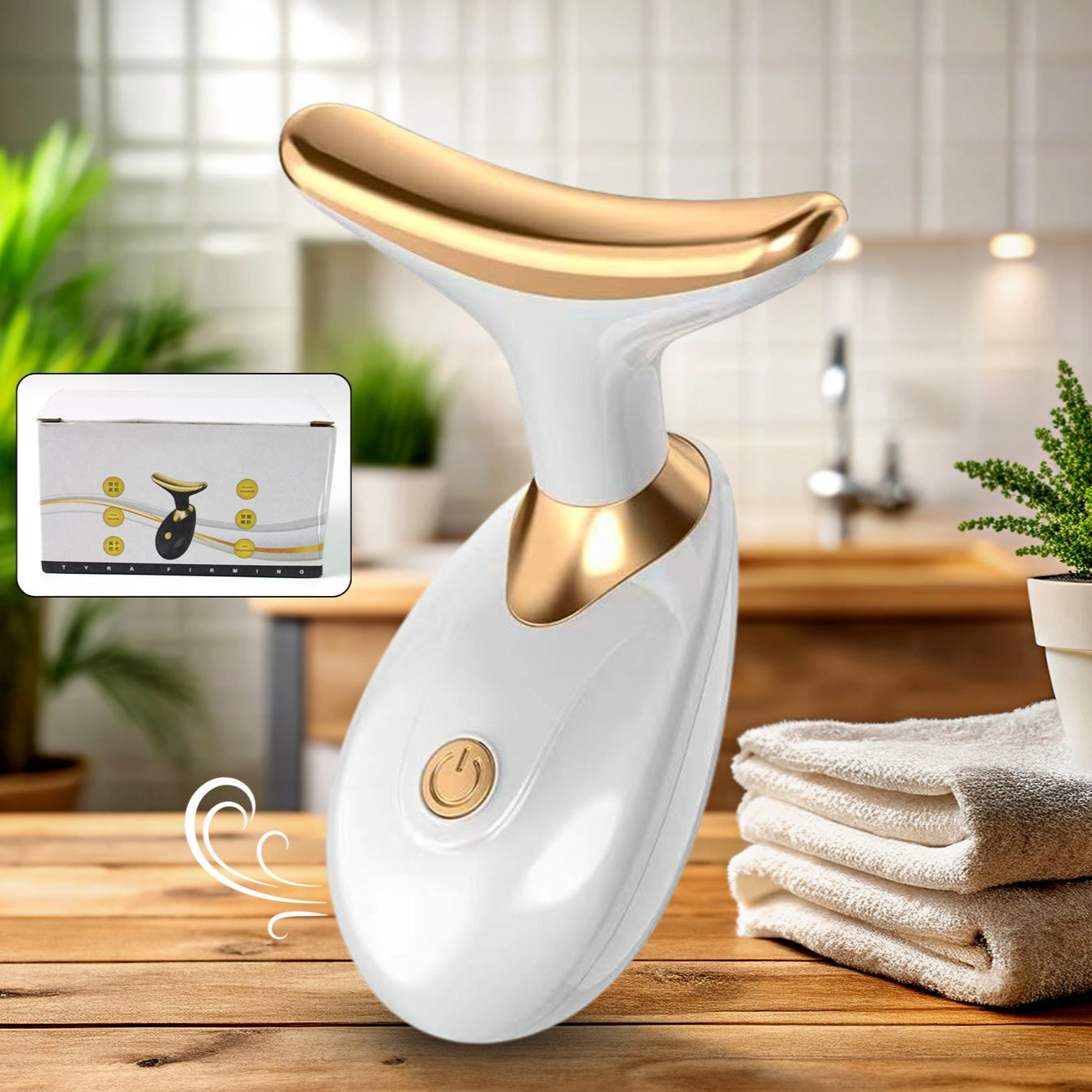 Neck Face Massager Firming Wrinkle Removal Tool (Neck Wrinkle Removal Tool 1 Pc) - Happy Price - Image 1