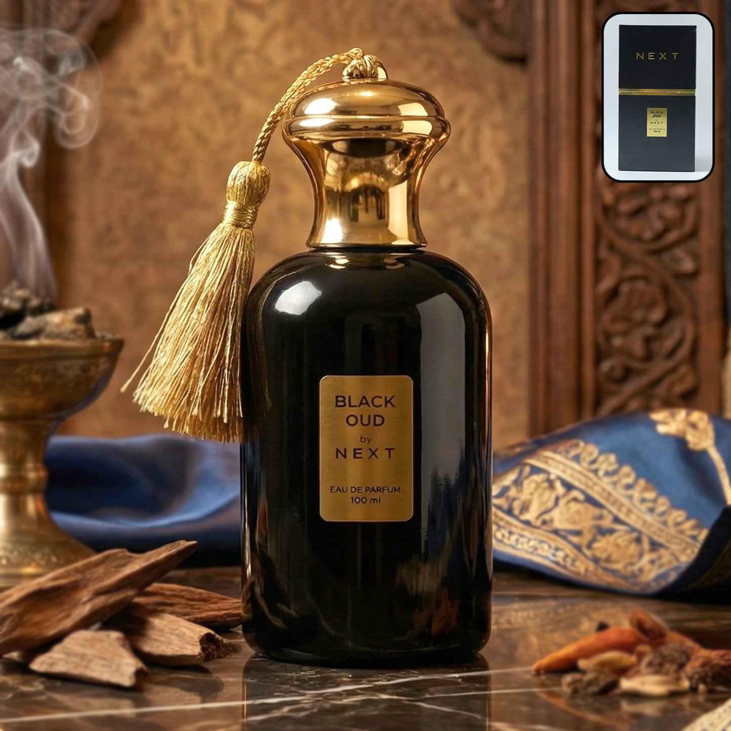 Next Black Oud Eau De Perfume 100 ML - Luxury Oriental Fragrance for Men & Women - Great Price - Image 2