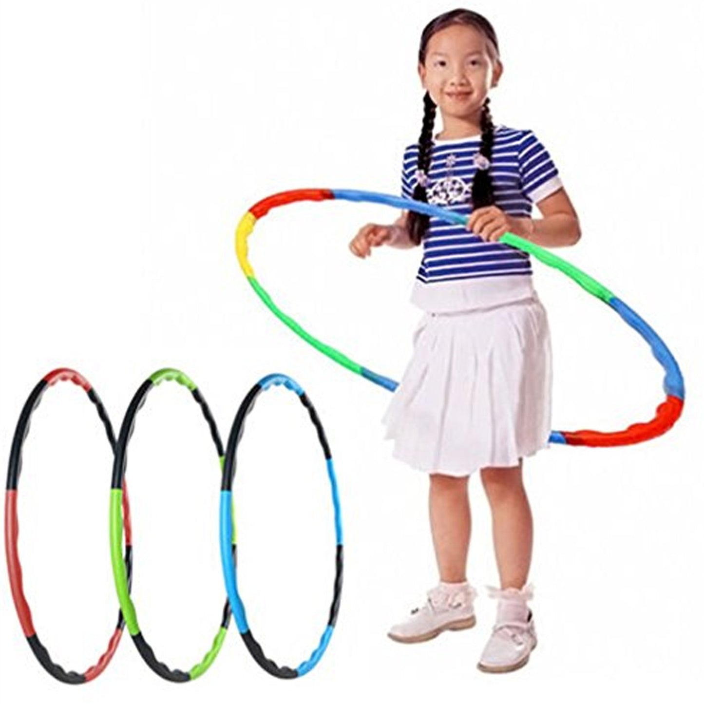 Hoops Hula Interlocking Exercise Ring For Fitness With Dia Meter Boys Girls And Adults - Happy Price - Image 6