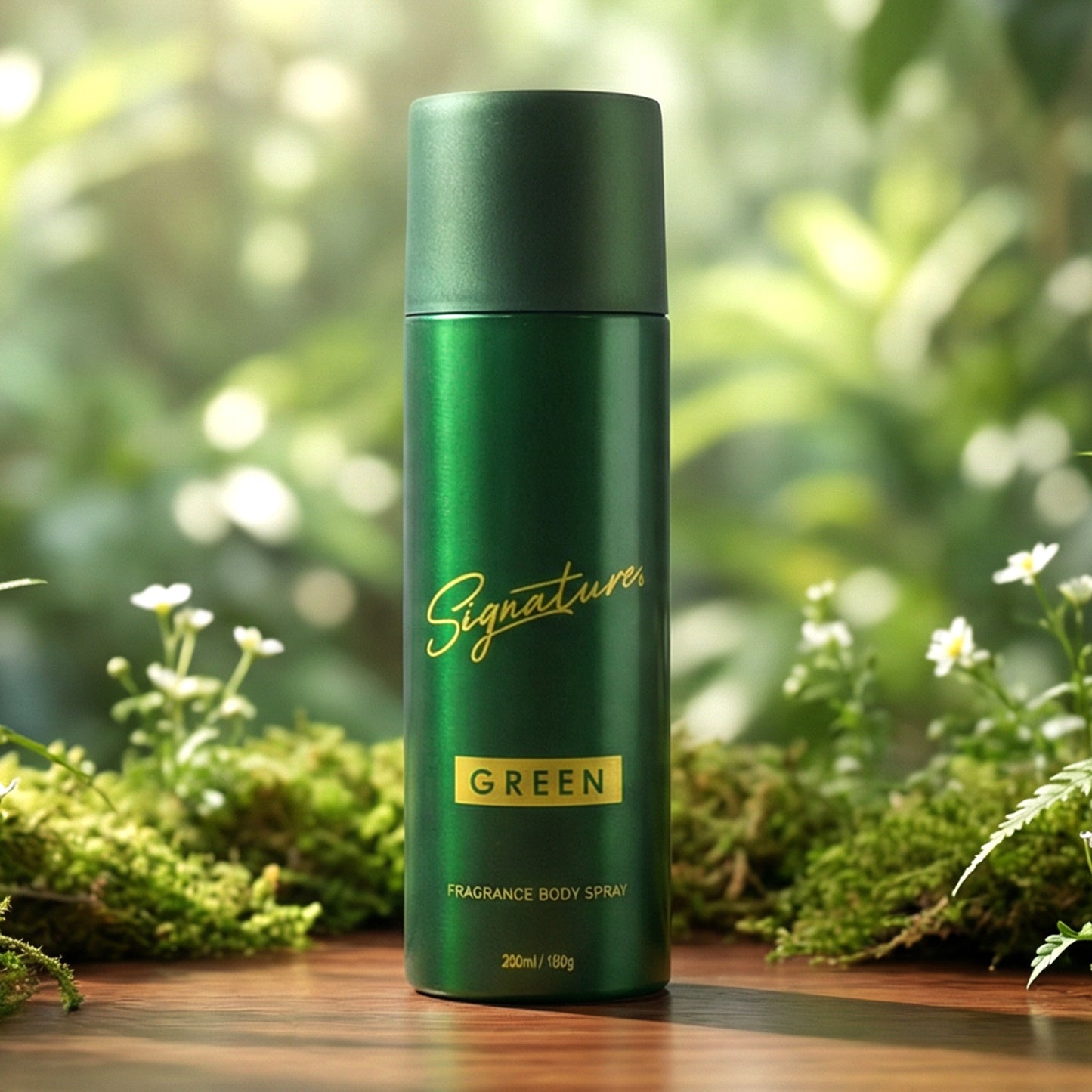 Signature Premium Green Fragrance Body Spray for Men, 200 ML - Great Price - Image 3