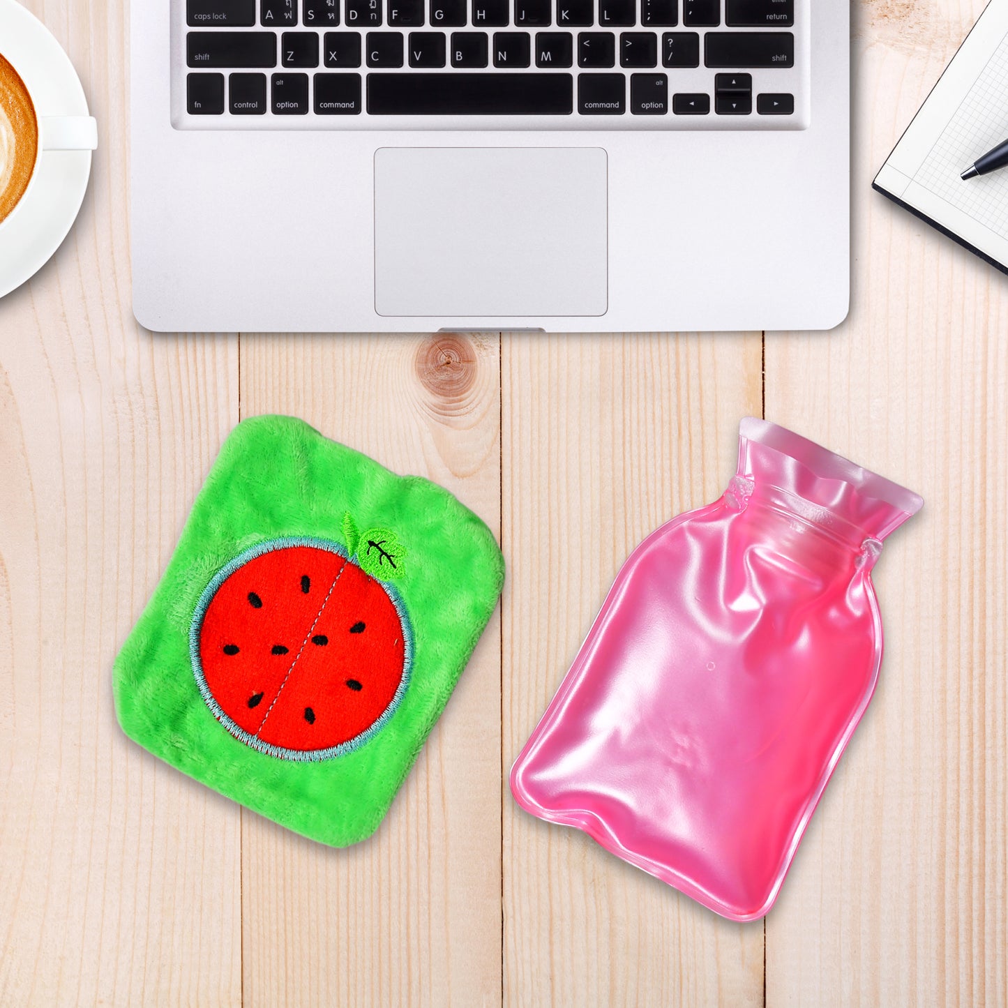 Watermelon Small Hot Water Bag With Cover For Pain Relief Neck Shoulder Pain And Hand Feet Warmer Menstrual Cramps. - Happy Price - Image 5