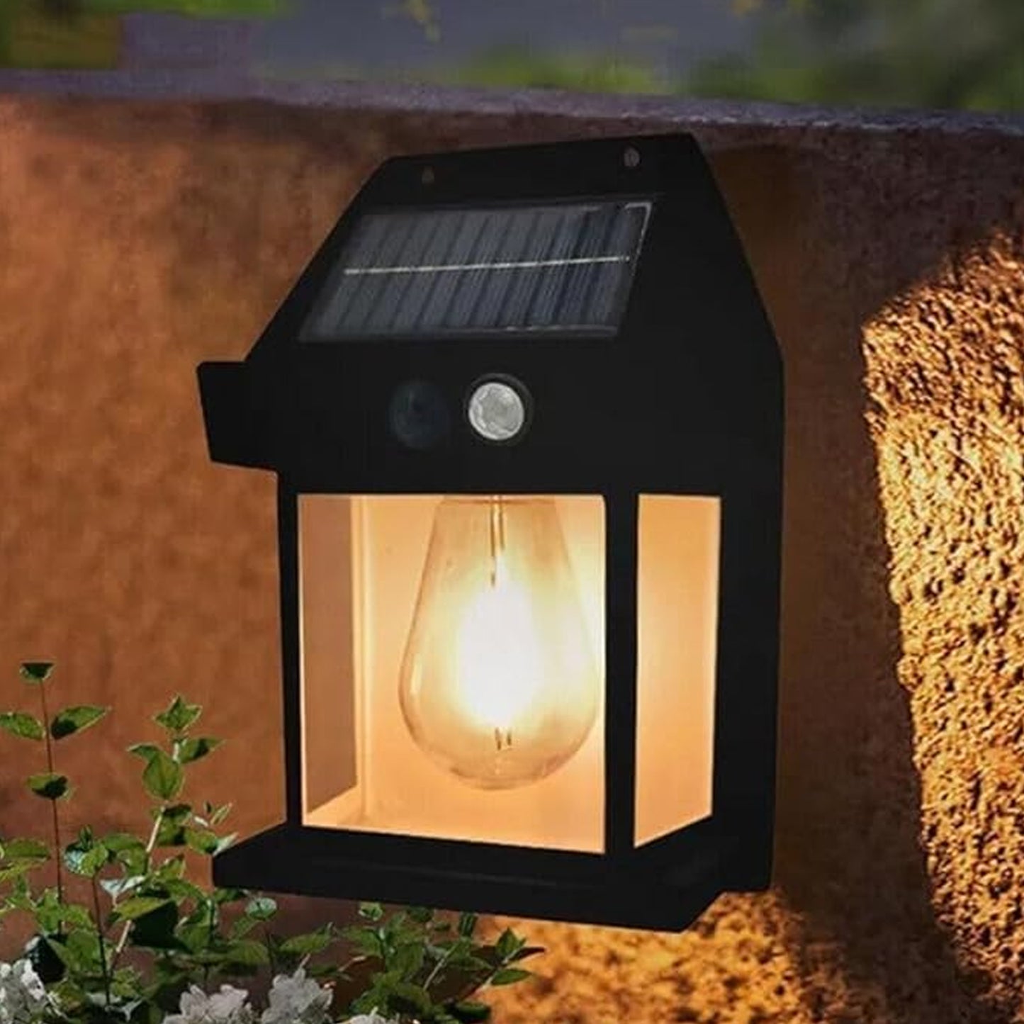 Solar Wall Lights Lamp Outdoor Wireless Dusk To Dawn Porch Lights Fixture Solar Wall Lantern With 3 Modes Motion Sensor Waterproof Exterior Lighting With Clear Panel (1 Pc ) - Happy Price - Image 6