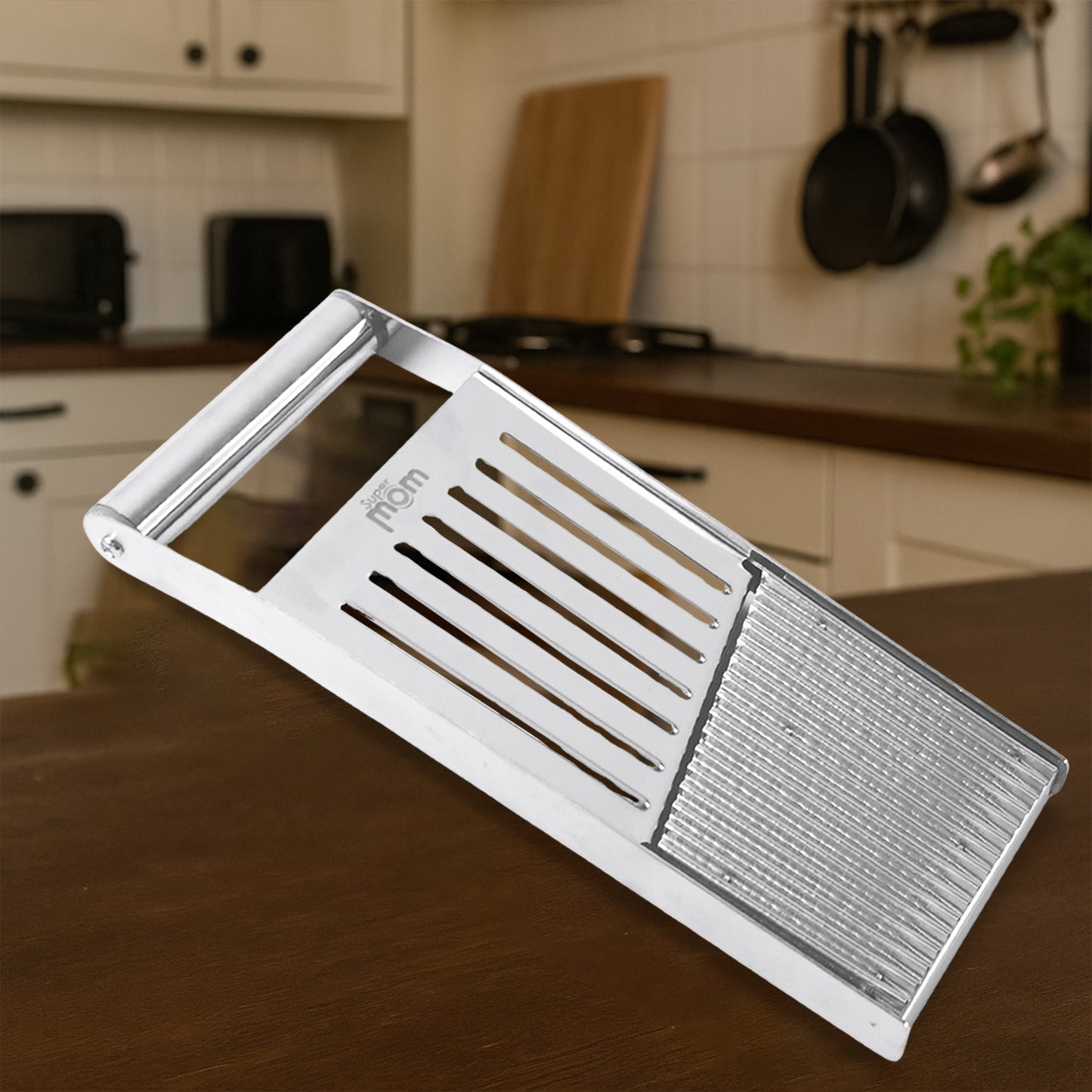 Durable Stainless Steel Vegetable & Fruit Slicer with Ergonomic Handle - Happy Price - Image 5