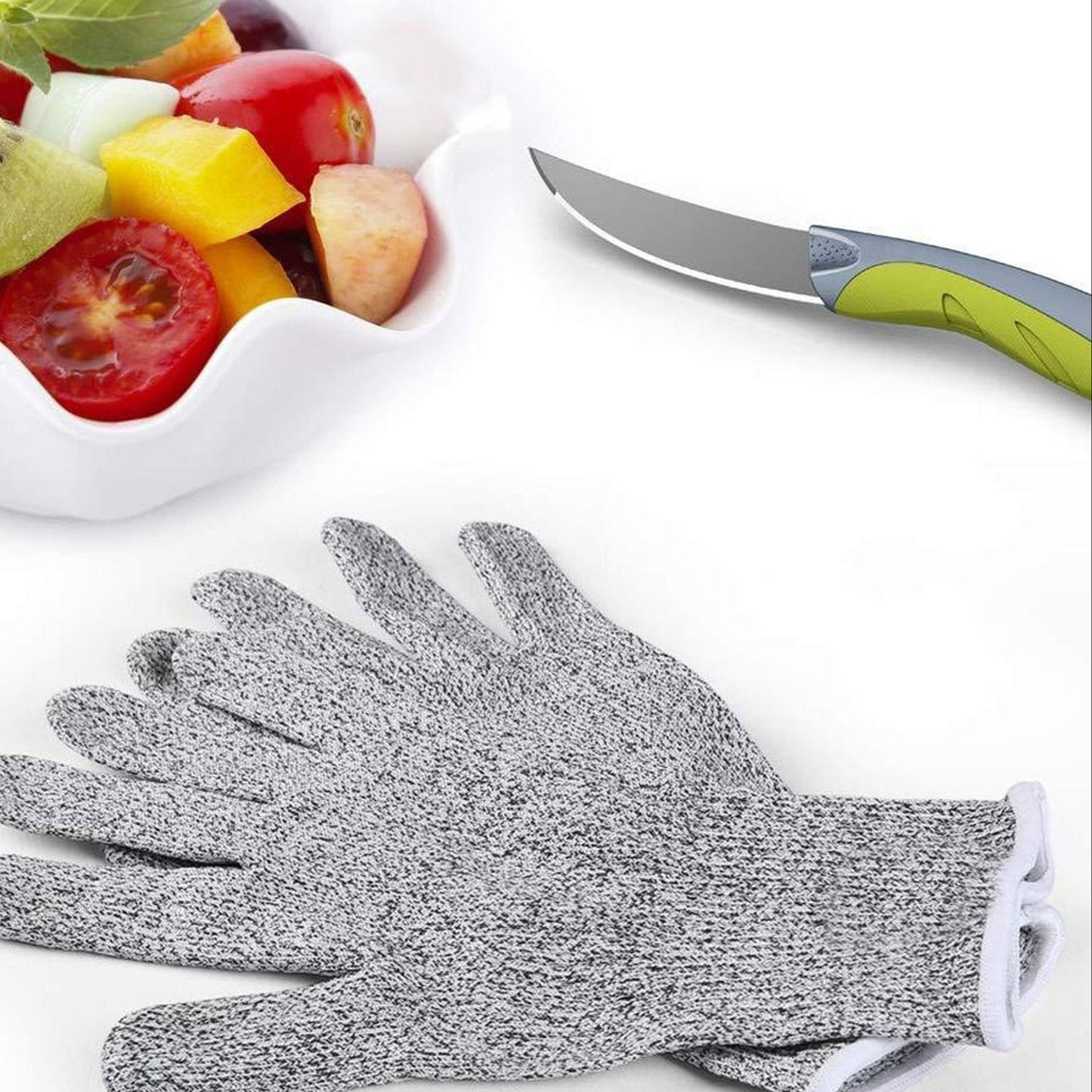 Anti Cutting Resistant Hand Safety Cut-proof Protection Gloves (Multicolour) - Happy Price - Image 1