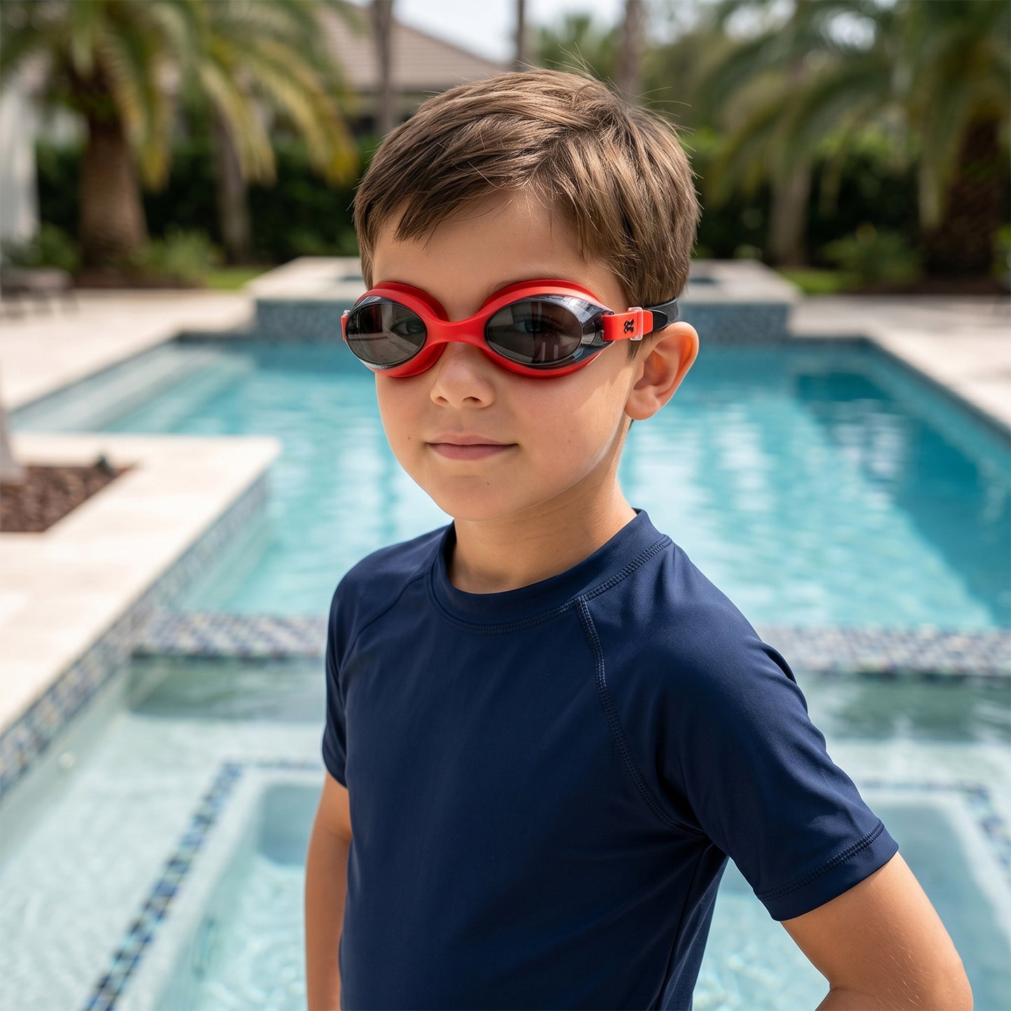 Clear Vision Anti-Fog Swimming Goggles with Adjustable Strap (1 Pc) - Great Price - Image 3