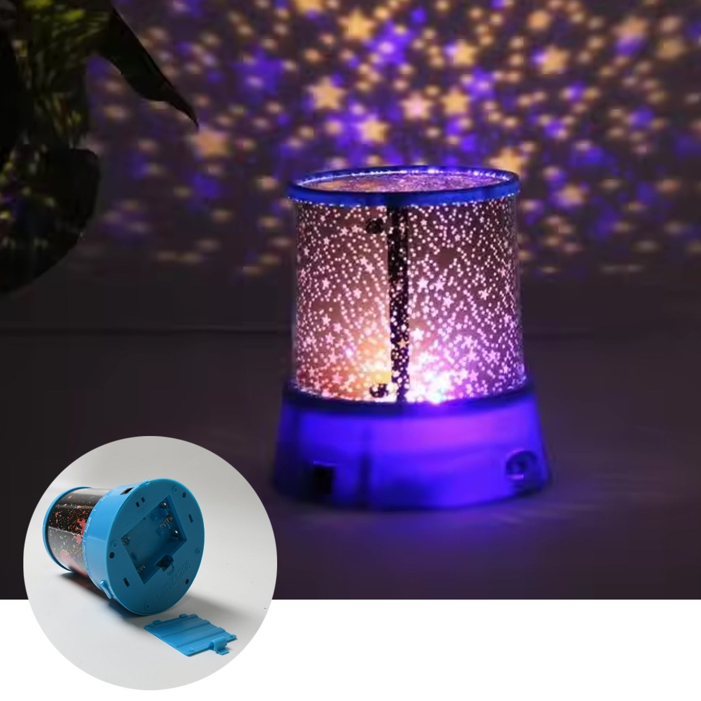 Rotating Star Projector Lamp with Music Function for Kids Bedroom - 1 Pc - Great Price - Image 3