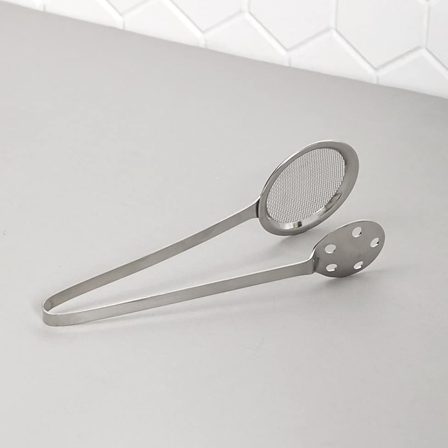 Apex Stainless Steel Skimmer Serving Tong - Happy Price - Image 5