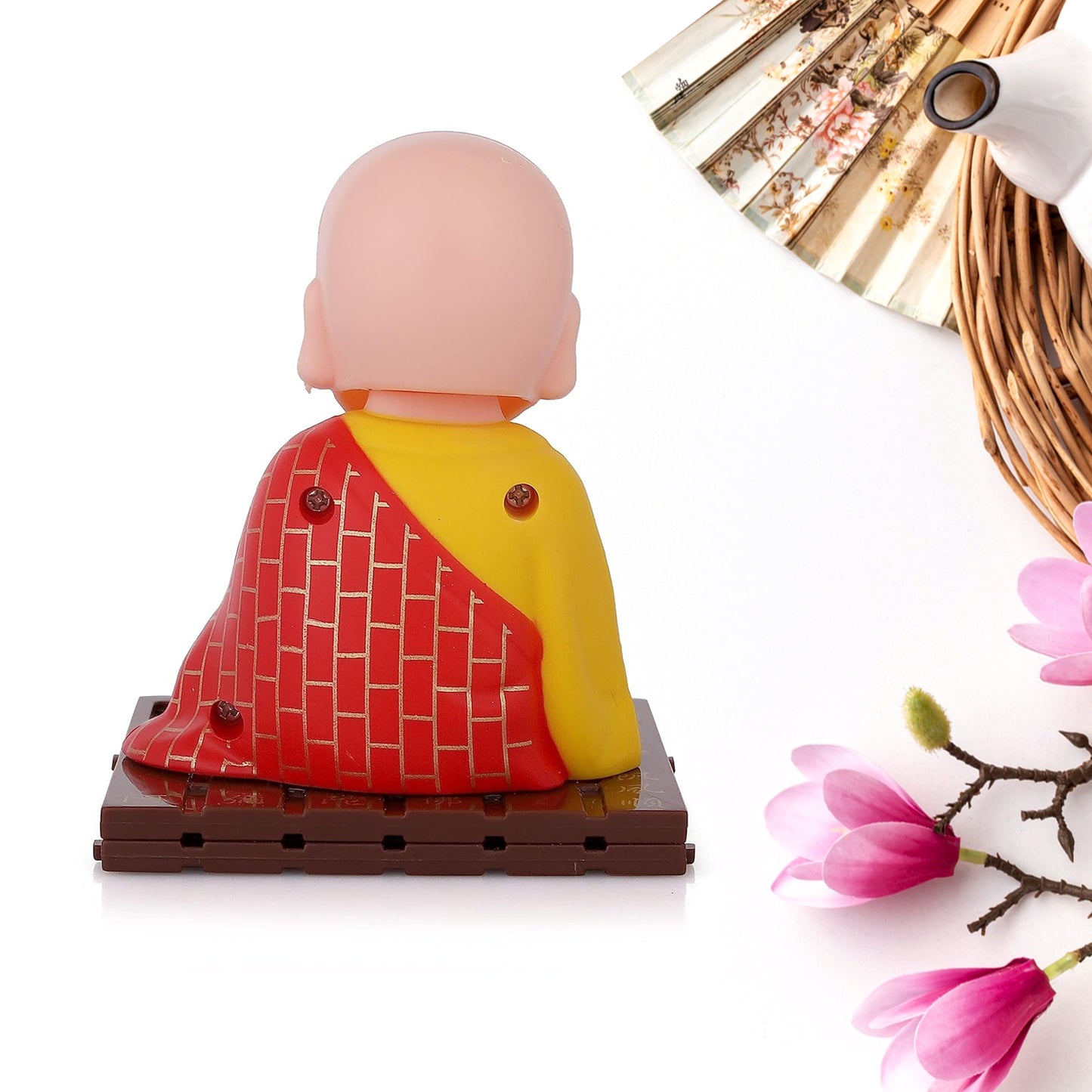 Solar Powered Sitting Buddha Statue Moving Head And Hand (1 Pc Medium) - Happy Price - Image 6