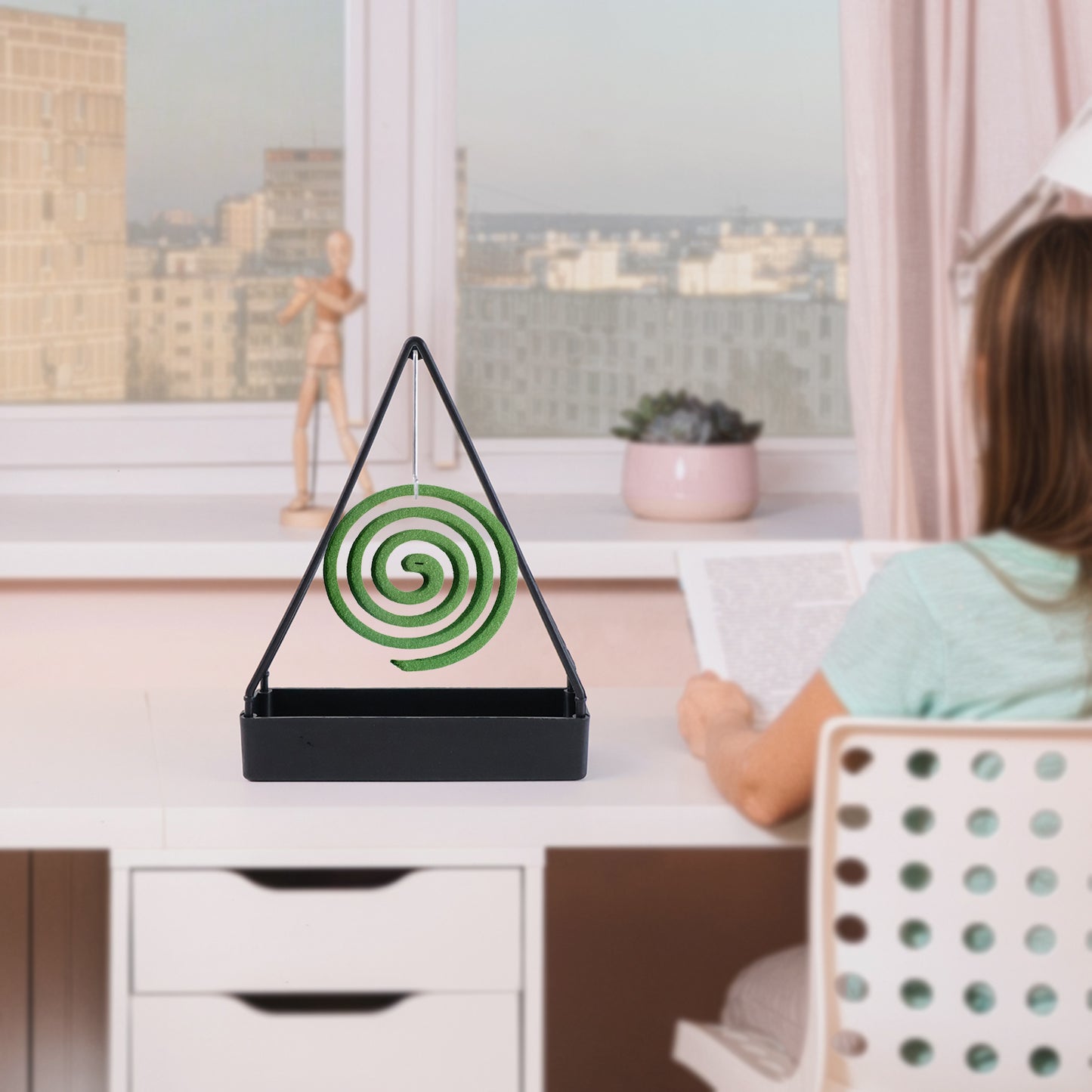 Compact Triangle Mosquito Coil Stand (1 Pc) - Happy Price - Image 6
