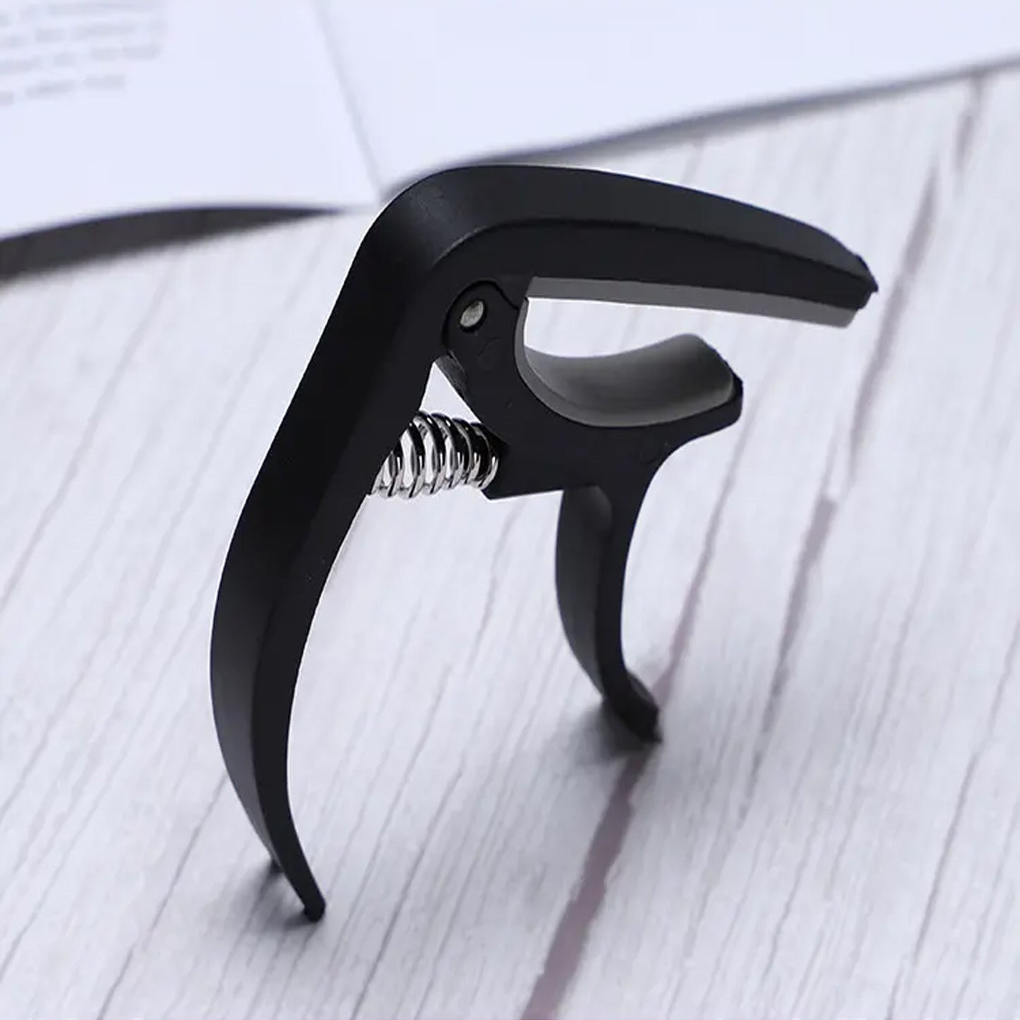Guitar Capo With Pickup Stand Soft Pad For Acoustic And Electric Guitar Ukulele Mandolin Banjo Guitar Accessories - Happy Price - Image 7