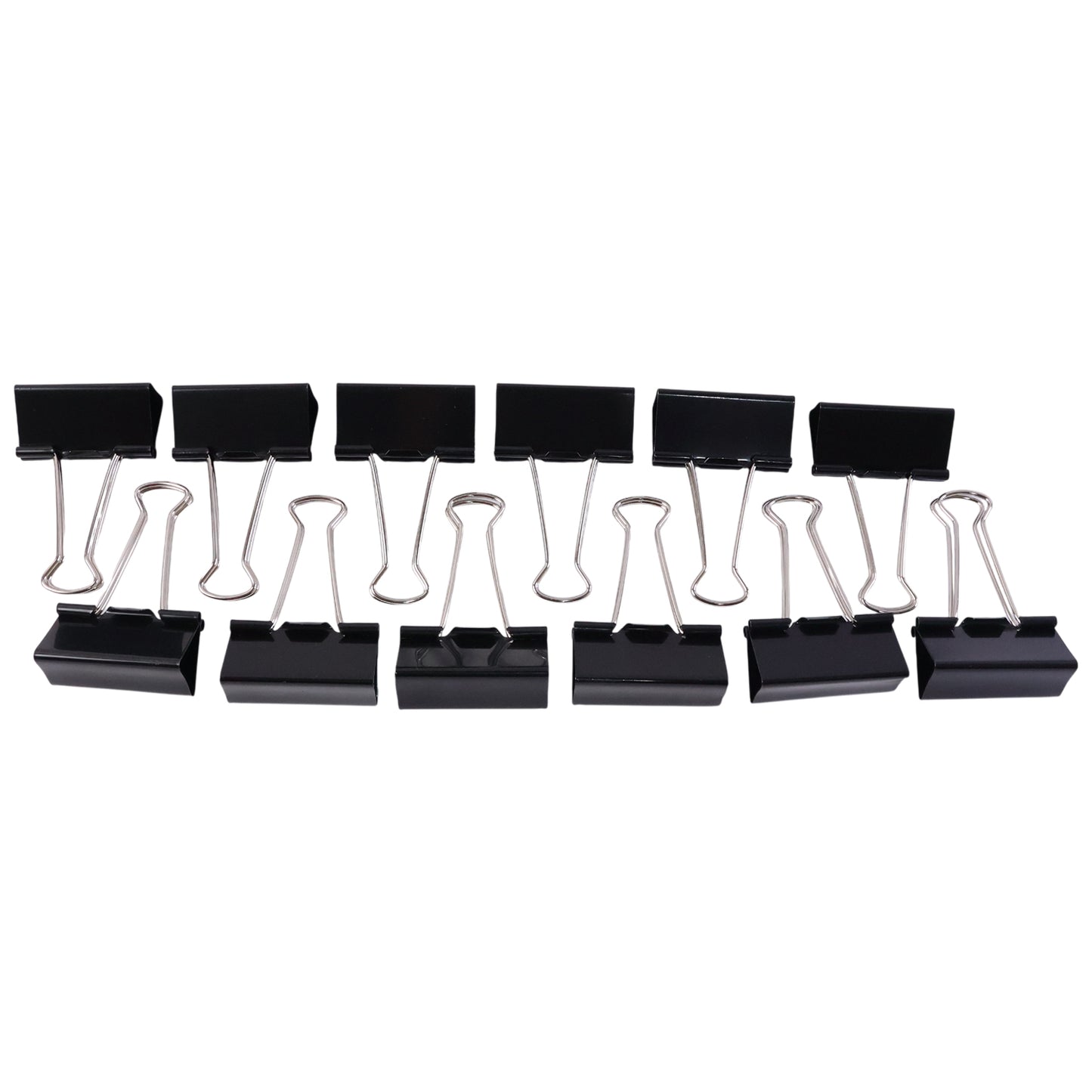 25mm Black Binder Clips - Pack of 12 for Secure Paper Management - Happy Price - Image 4