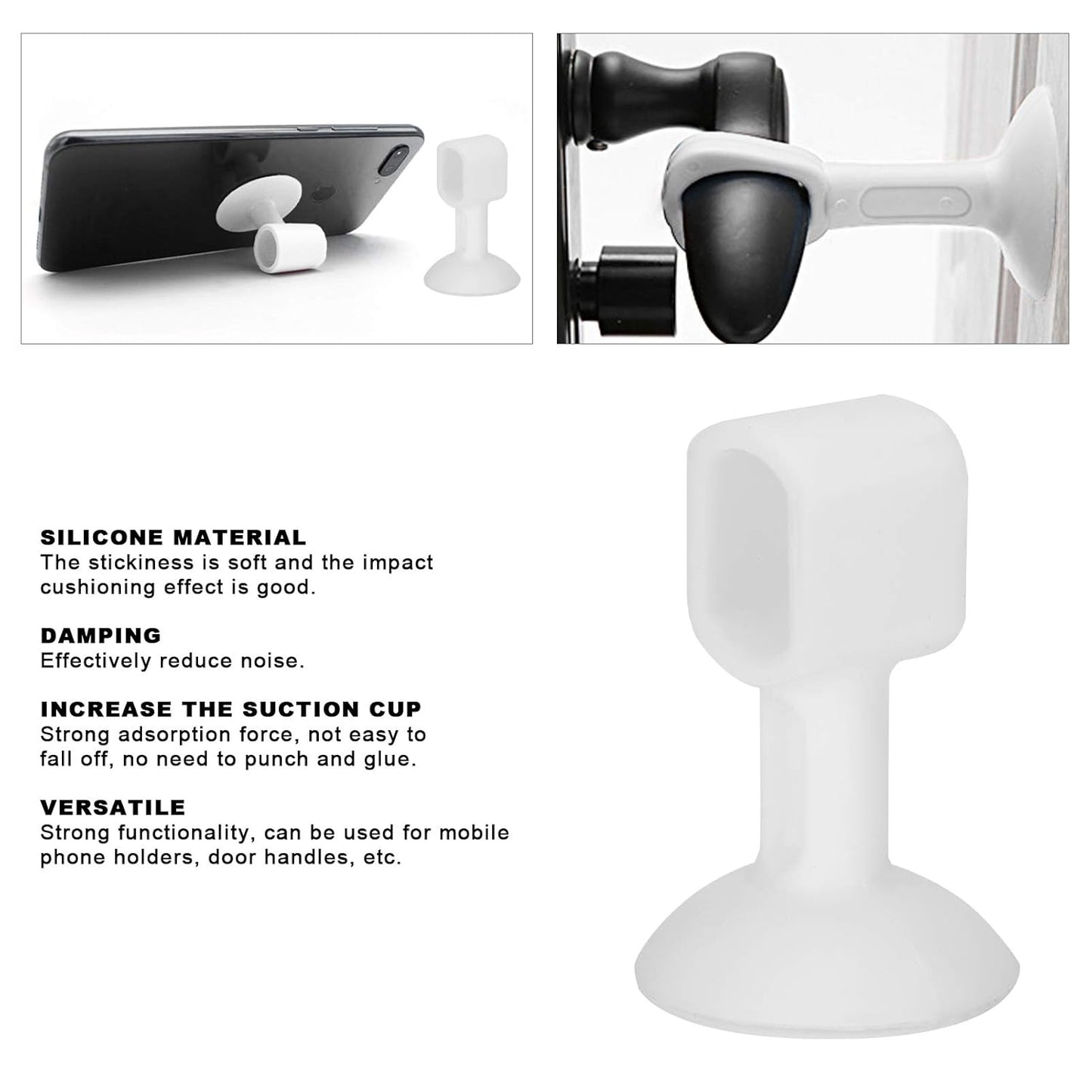 Self-sucking Silicone Door Stopper (1 Pc Mix Color) - Happy Price - Image 5