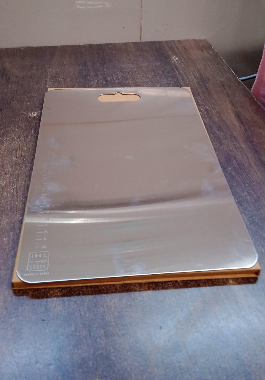 Stainless Steel Vegetable Fruit Cutting Chopping Board (3120 Cm 1 Pc) - Happy Price - Image 7