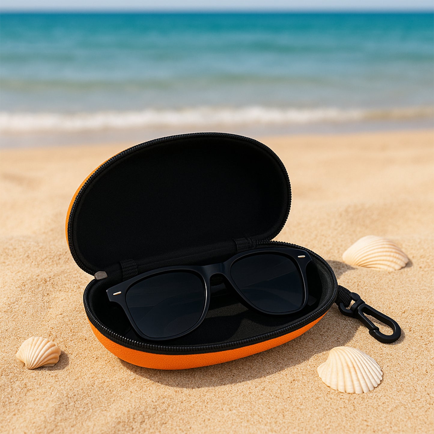 Hard Zipper Case for Eyeglasses and Sunglasses - 1 Pc - Happy Price - Image 5