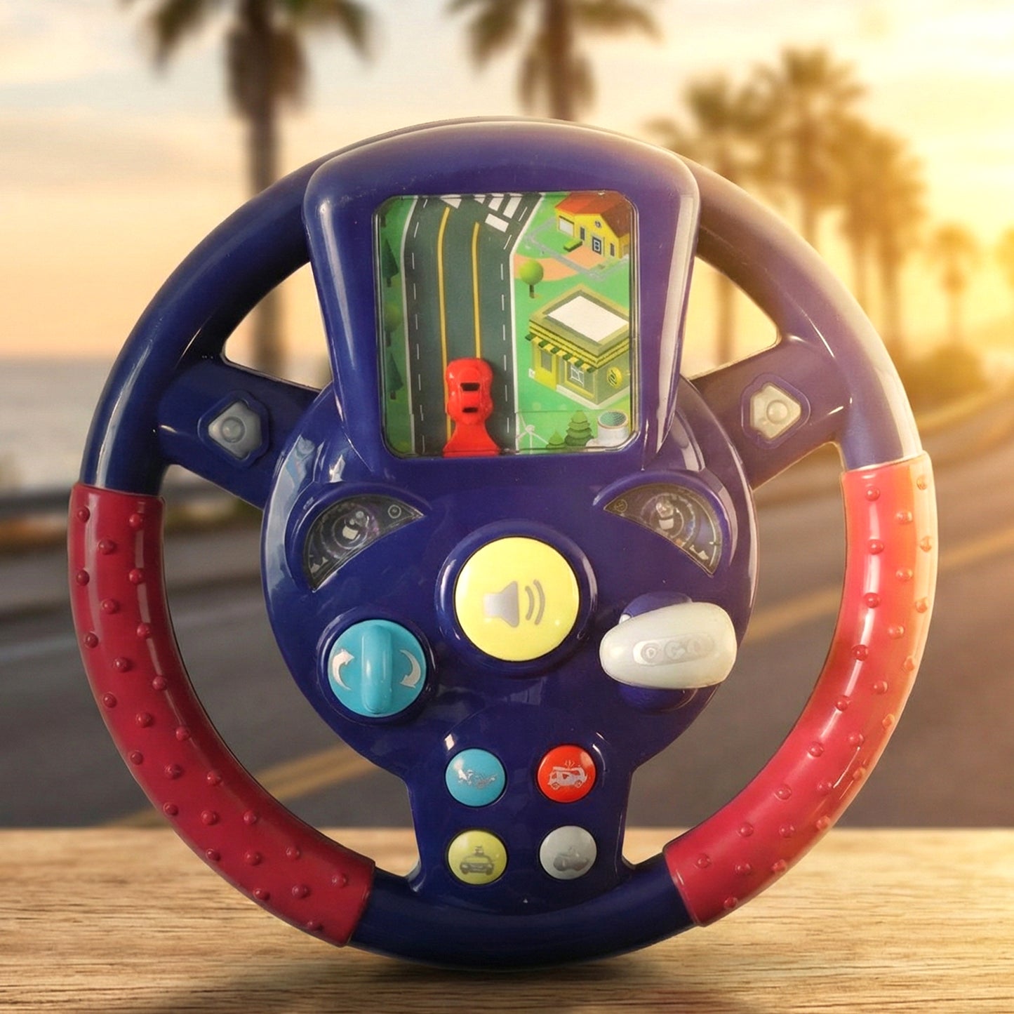 Baby Musical Steering Wheel Toy with Lights and Sounds - Interactive Driving Fun for Toddlers (1 Pc) - Great Price - Image 6
