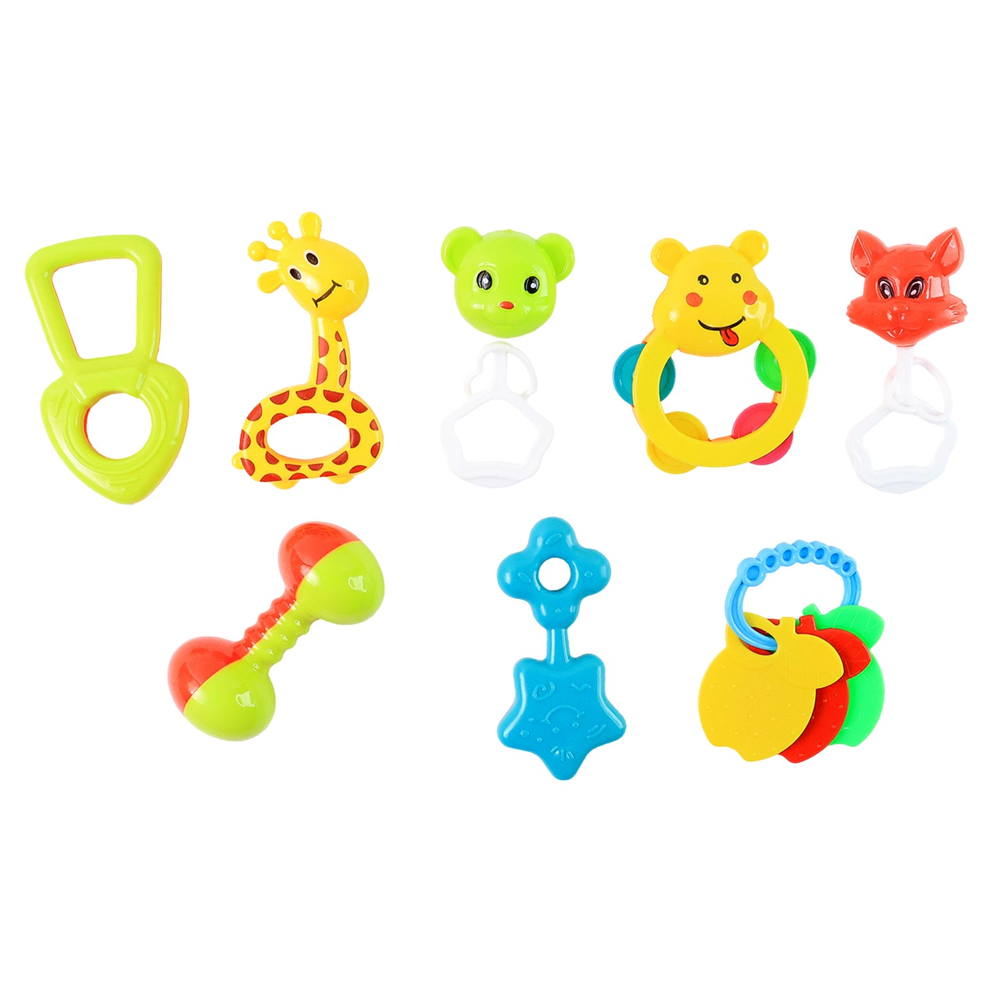 Baby Rattle Toy Collection For Infants 8 Pcs Set - Happy Price - Image 2