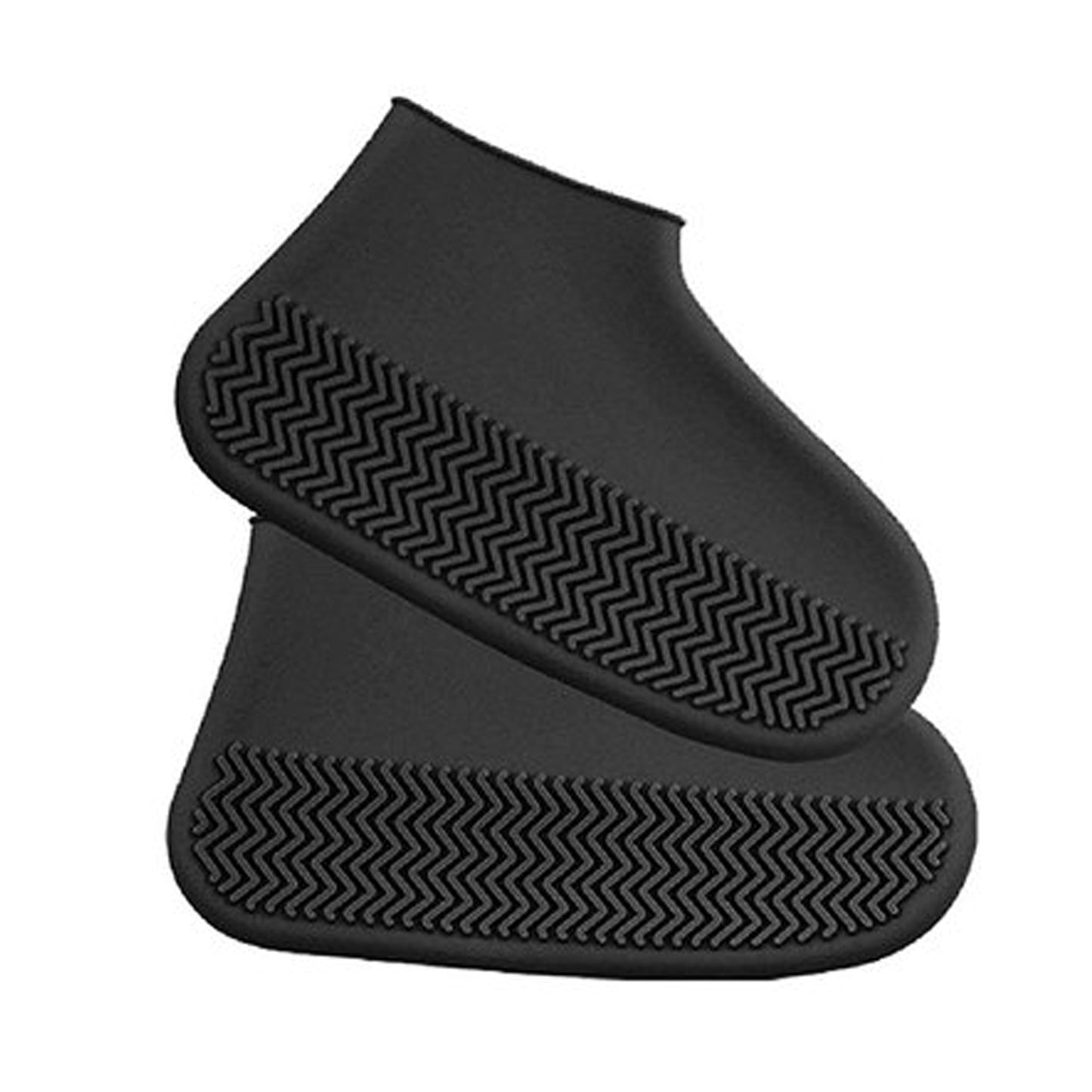 Non-slip Silicone Rain Reusable Anti Skid Waterproof Fordable Boot Shoe Cover ( Large ) - Happy Price - Image 7