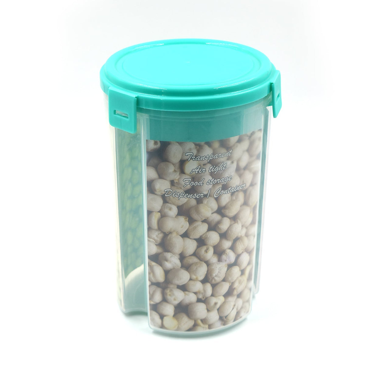 3 In 1 Transparent Air Tight Storage Dispenser Container (With Color Box) - Happy Price - Image 7