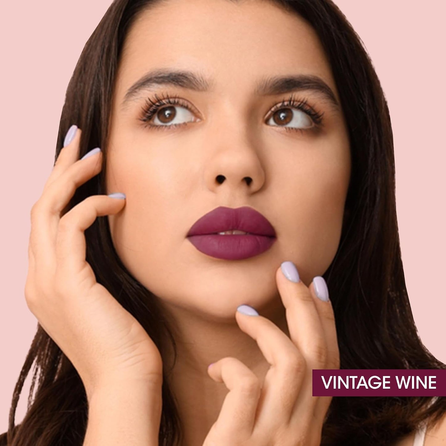 Vintage Wine Liquid Lipstick - 4.5 ML, Long-Lasting Matte Finish - Happy Price - Image 4