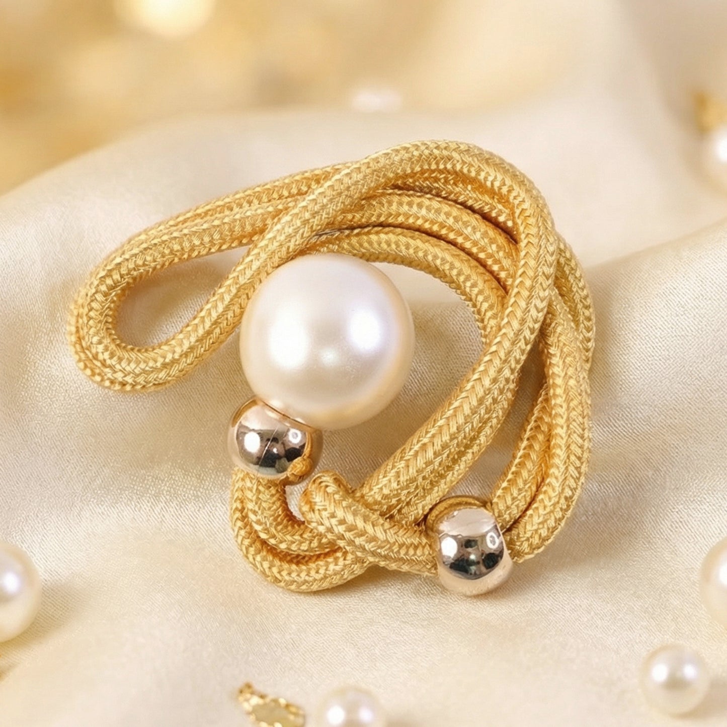 Decorative Curtain Tieback with Pearl Accent - 1 Pc - Happy Price - Image 6