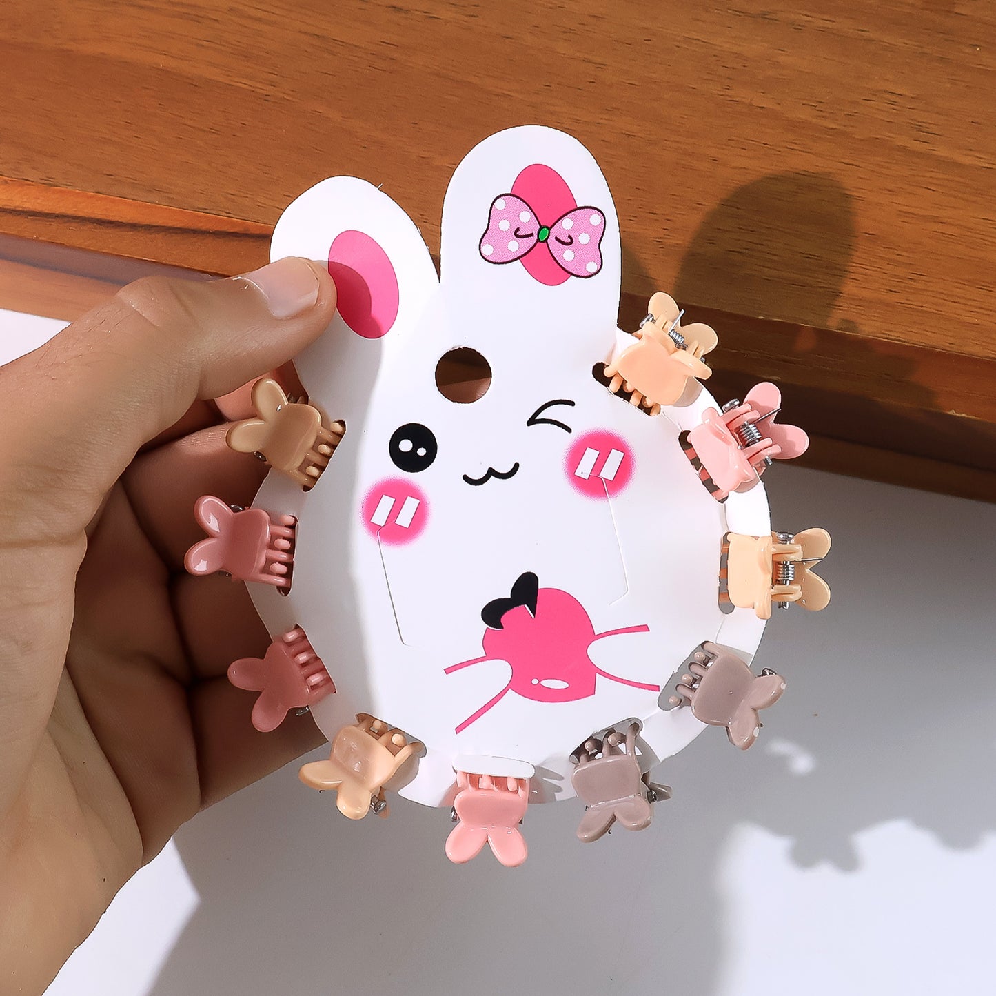 Mini Claw Hair Clips Set For Girls (12 Pkt 1 Set) - Happy Price - Image 4