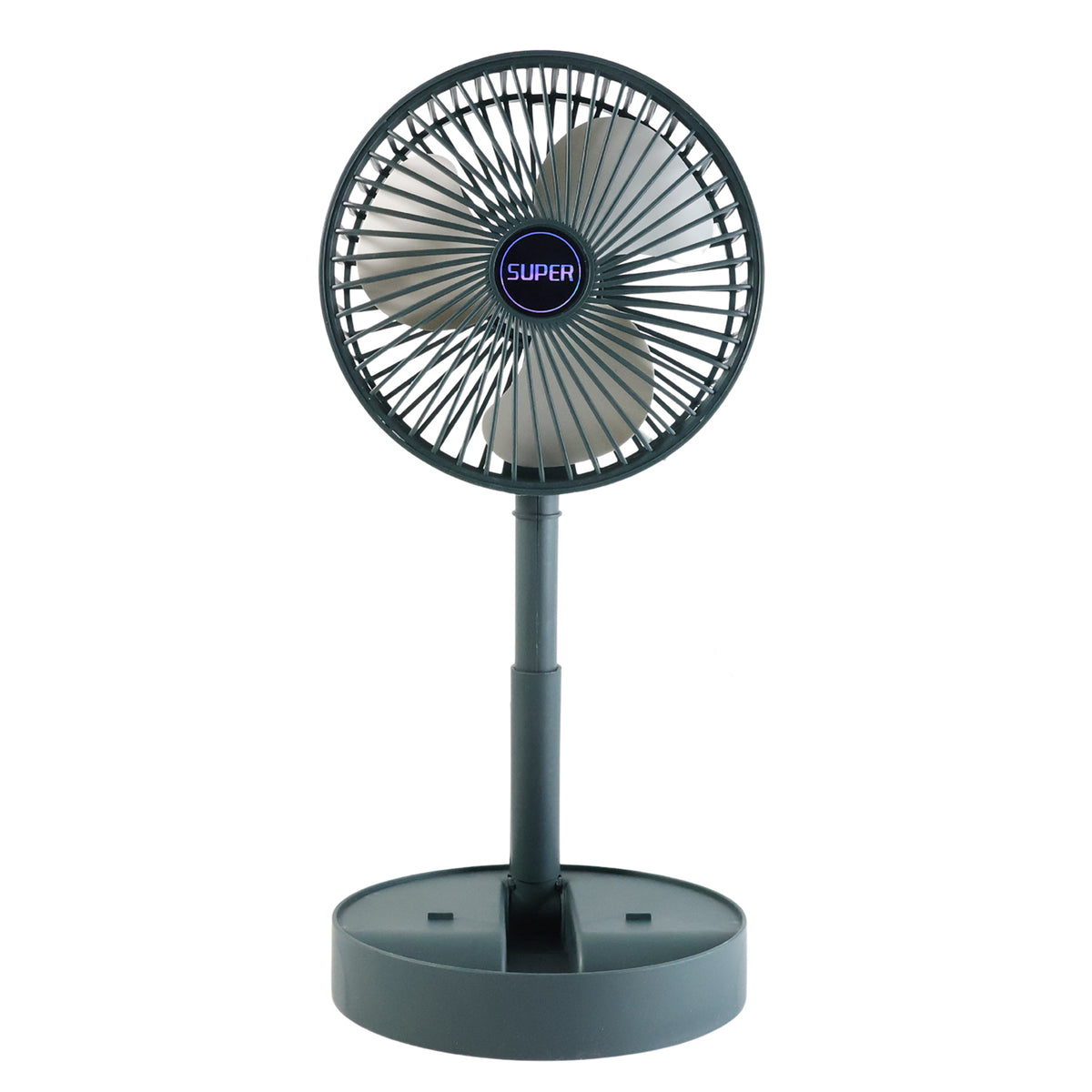 Portable USB Folding Desk Fan with Phone Holder - 1 Pc - Happy Price - Image 2