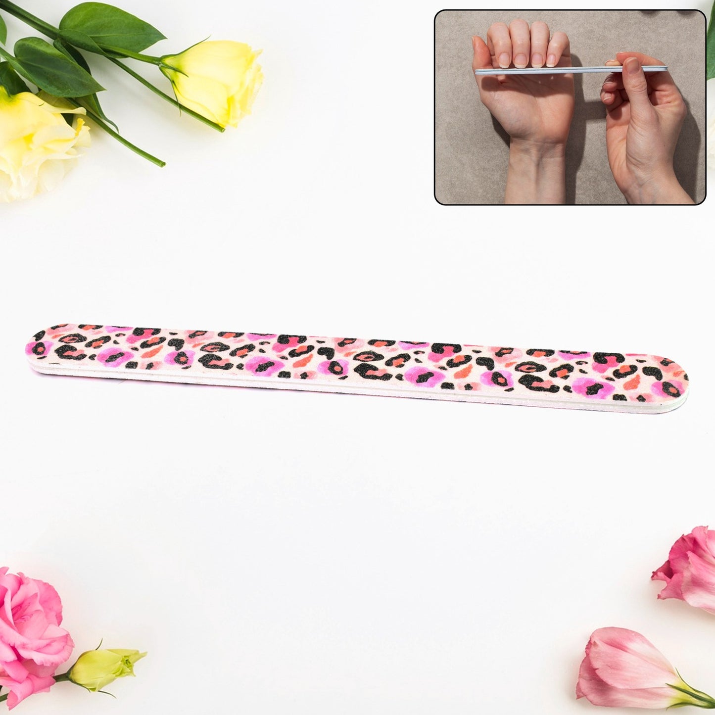 Professional Nail Filer Double Sided For Nail Shaper Nail File (1 Pc) - Happy Price - Image 2