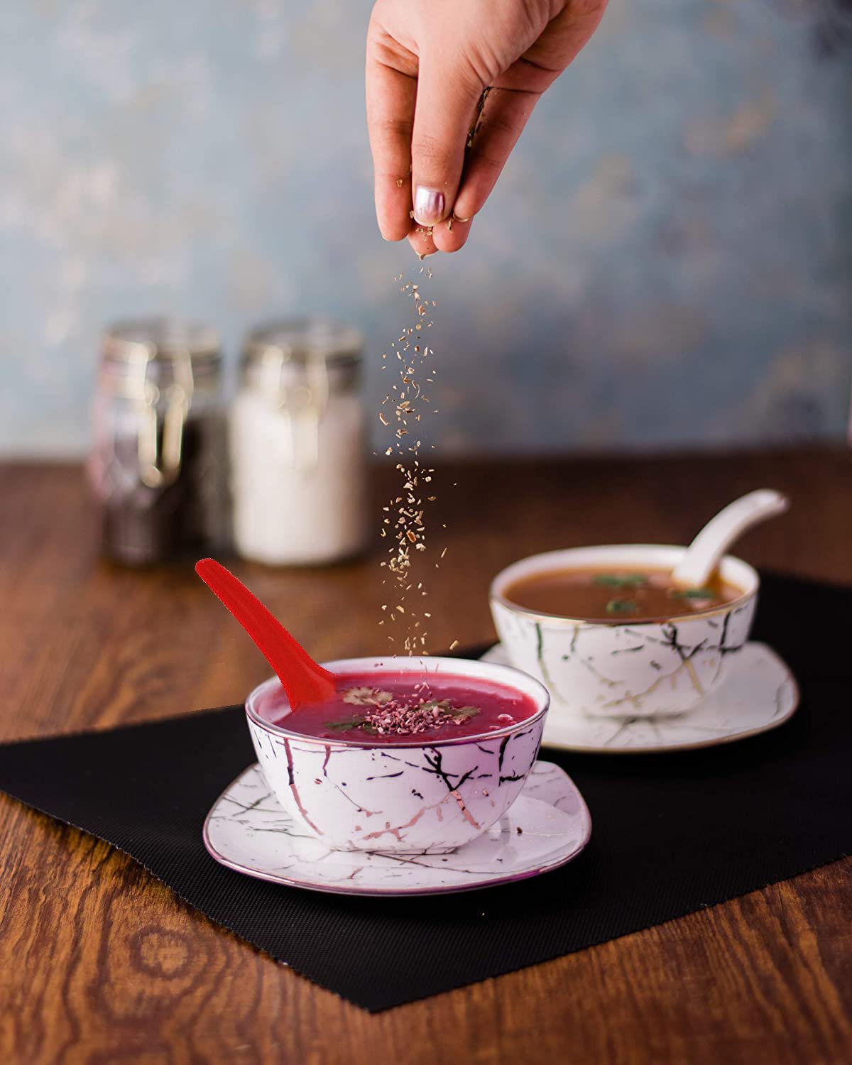 Microwave Safe Unbreakable Colorful Soupdessert Spoons Food Grade Set Of 6 Pcs - Happy Price - Image 3