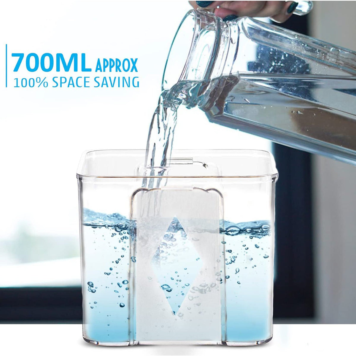 4pc Square Container 700ml Used For Storing Types Of Food Stuffs And Items. - Happy Price - Image 7